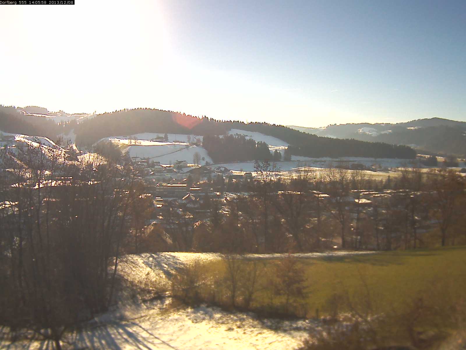 Webcam-Bild: Aussicht vom Dorfberg in Langnau 20131208-140600
