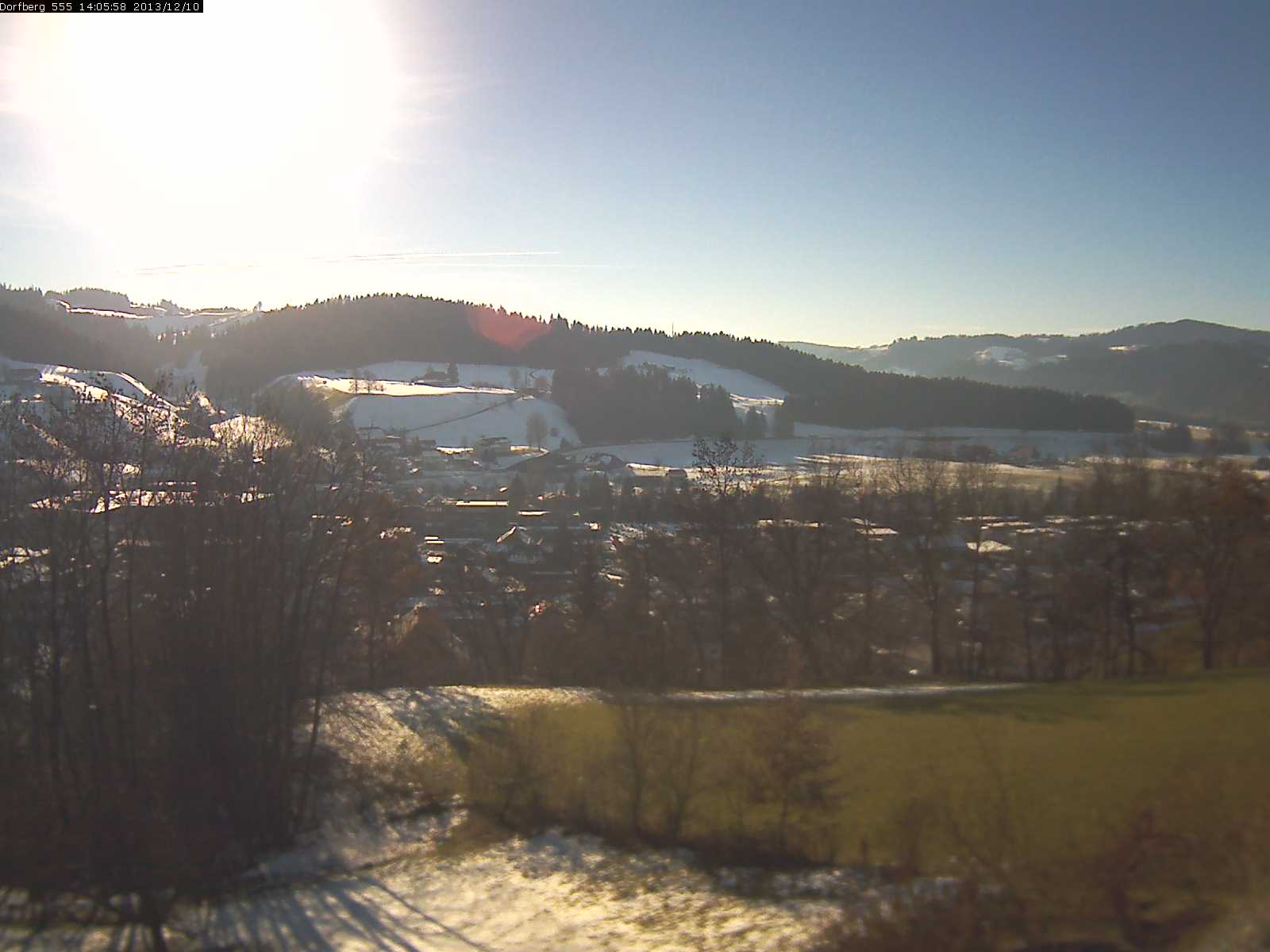 Webcam-Bild: Aussicht vom Dorfberg in Langnau 20131210-140600