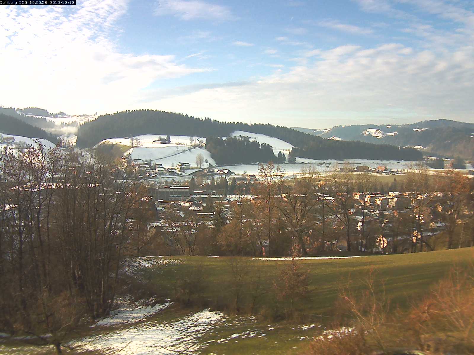 Webcam-Bild: Aussicht vom Dorfberg in Langnau 20131218-100600