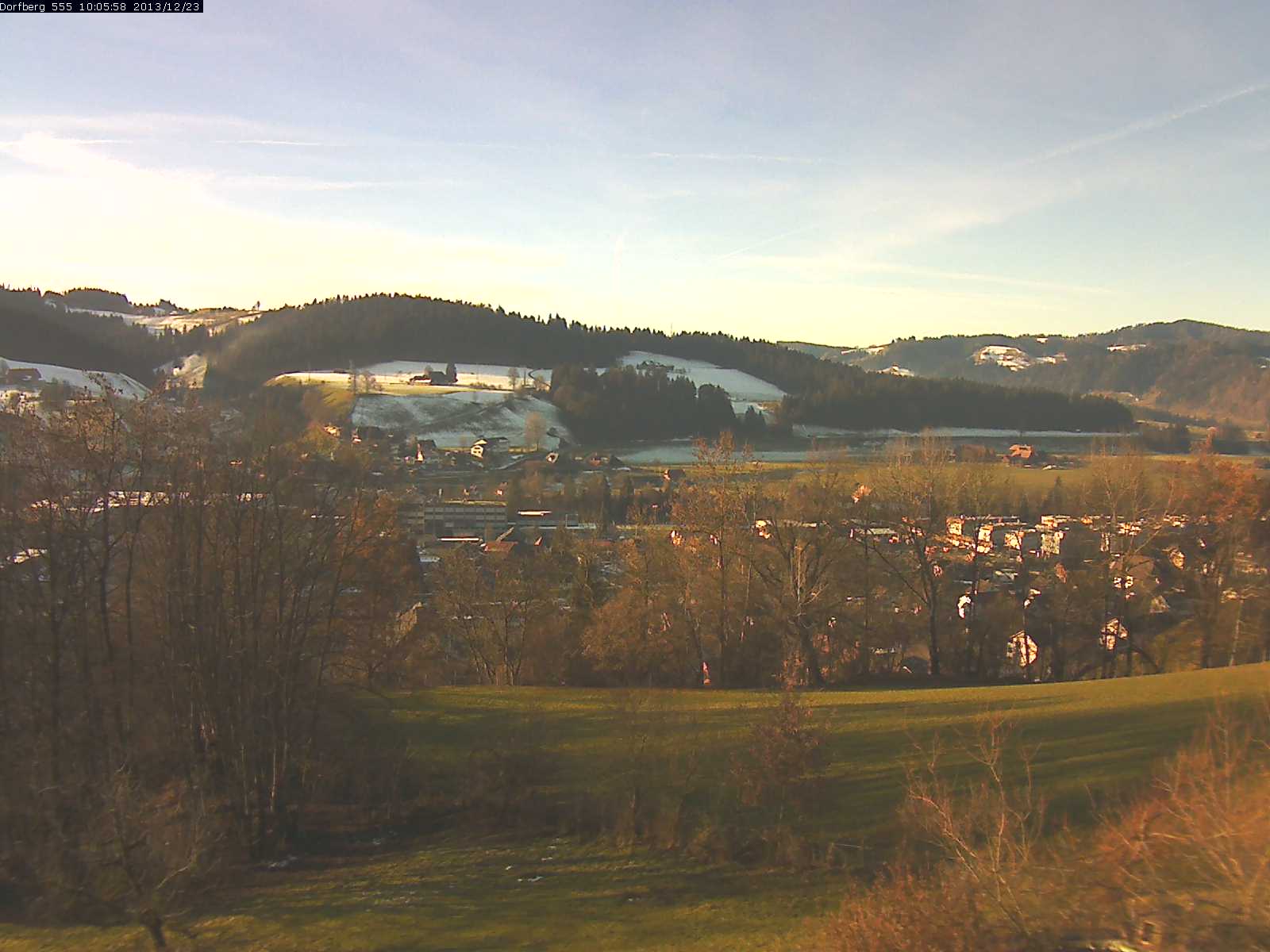Webcam-Bild: Aussicht vom Dorfberg in Langnau 20131223-100600