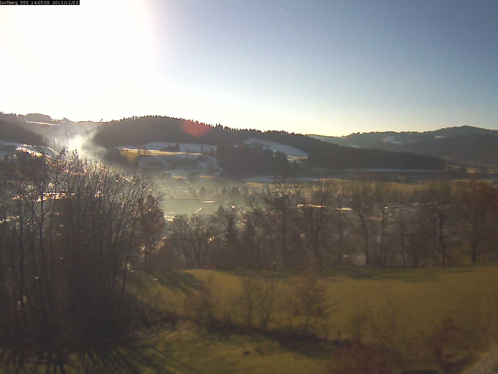 Webcam-Bild: Aussicht vom Dorfberg in Langnau 20131223-140600