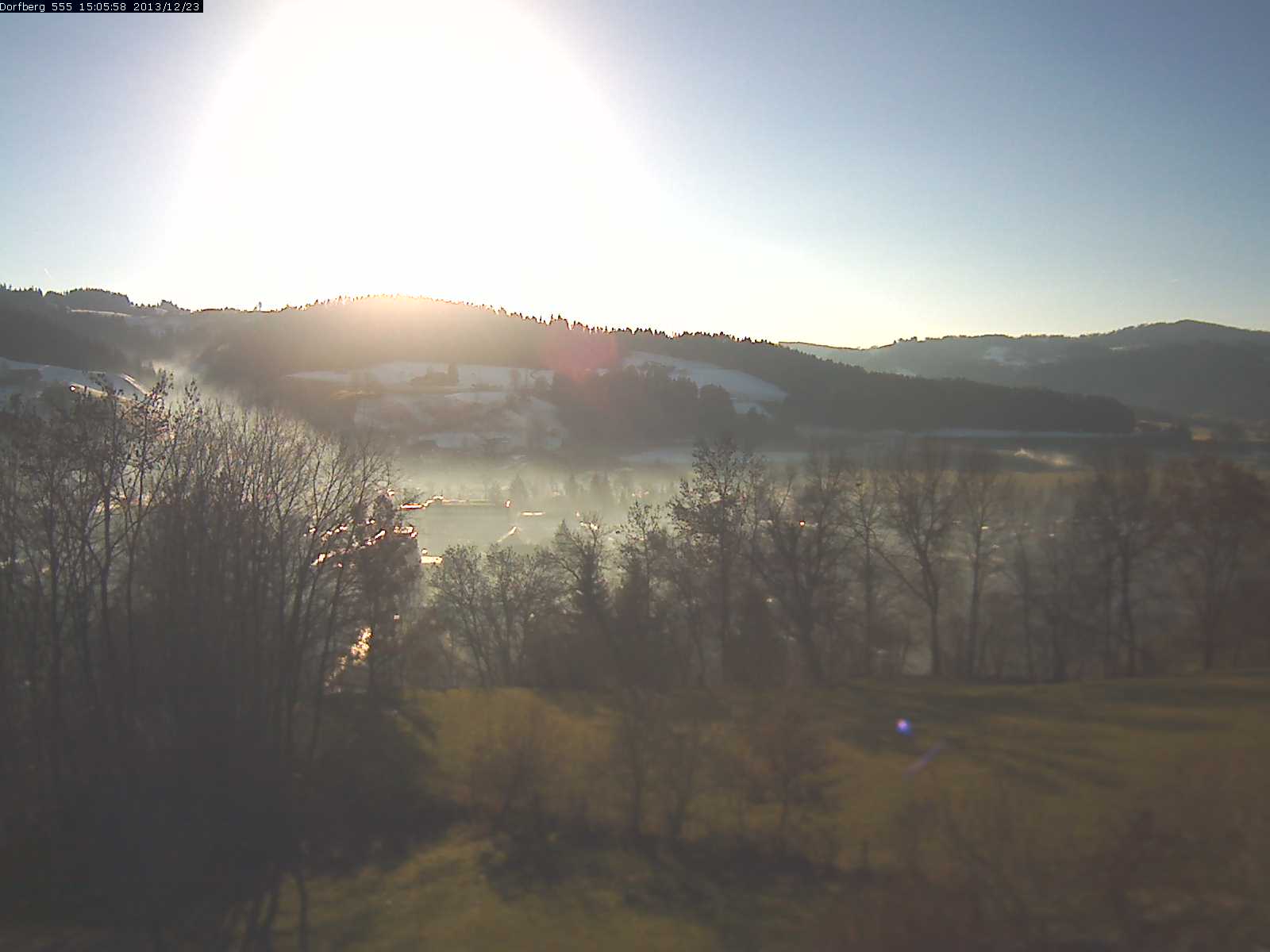 Webcam-Bild: Aussicht vom Dorfberg in Langnau 20131223-150600