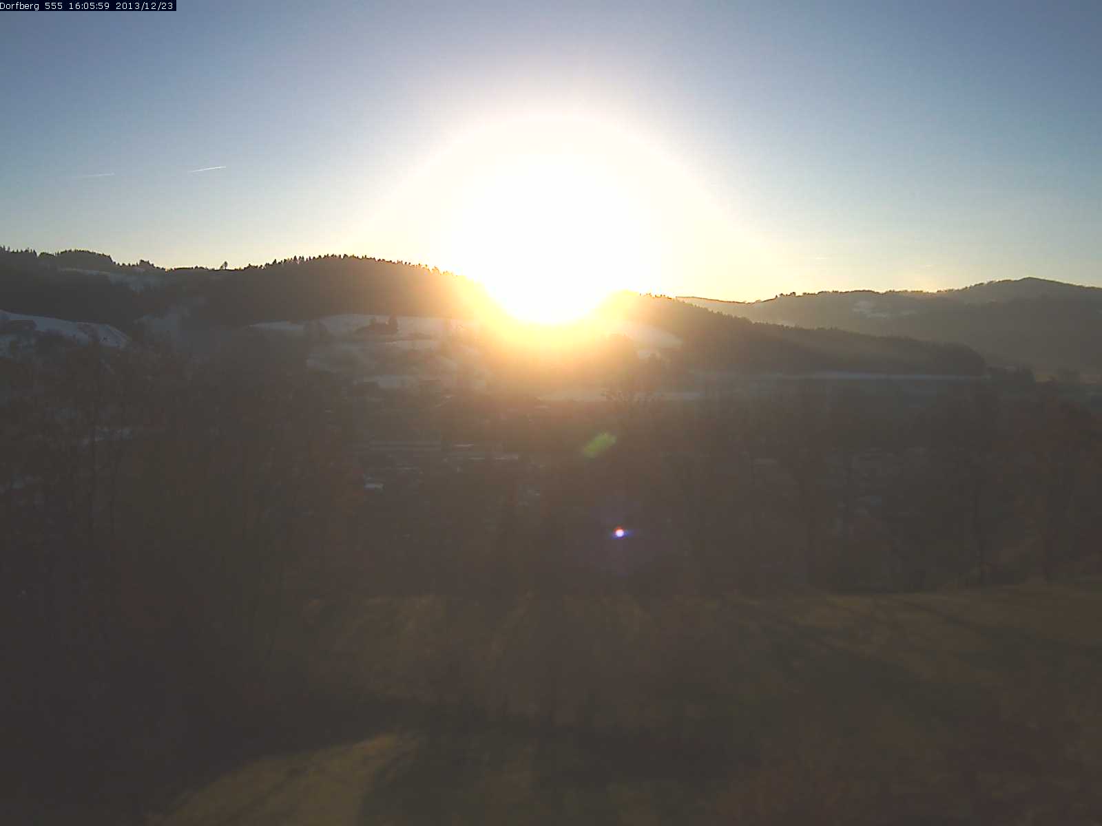 Webcam-Bild: Aussicht vom Dorfberg in Langnau 20131223-160600