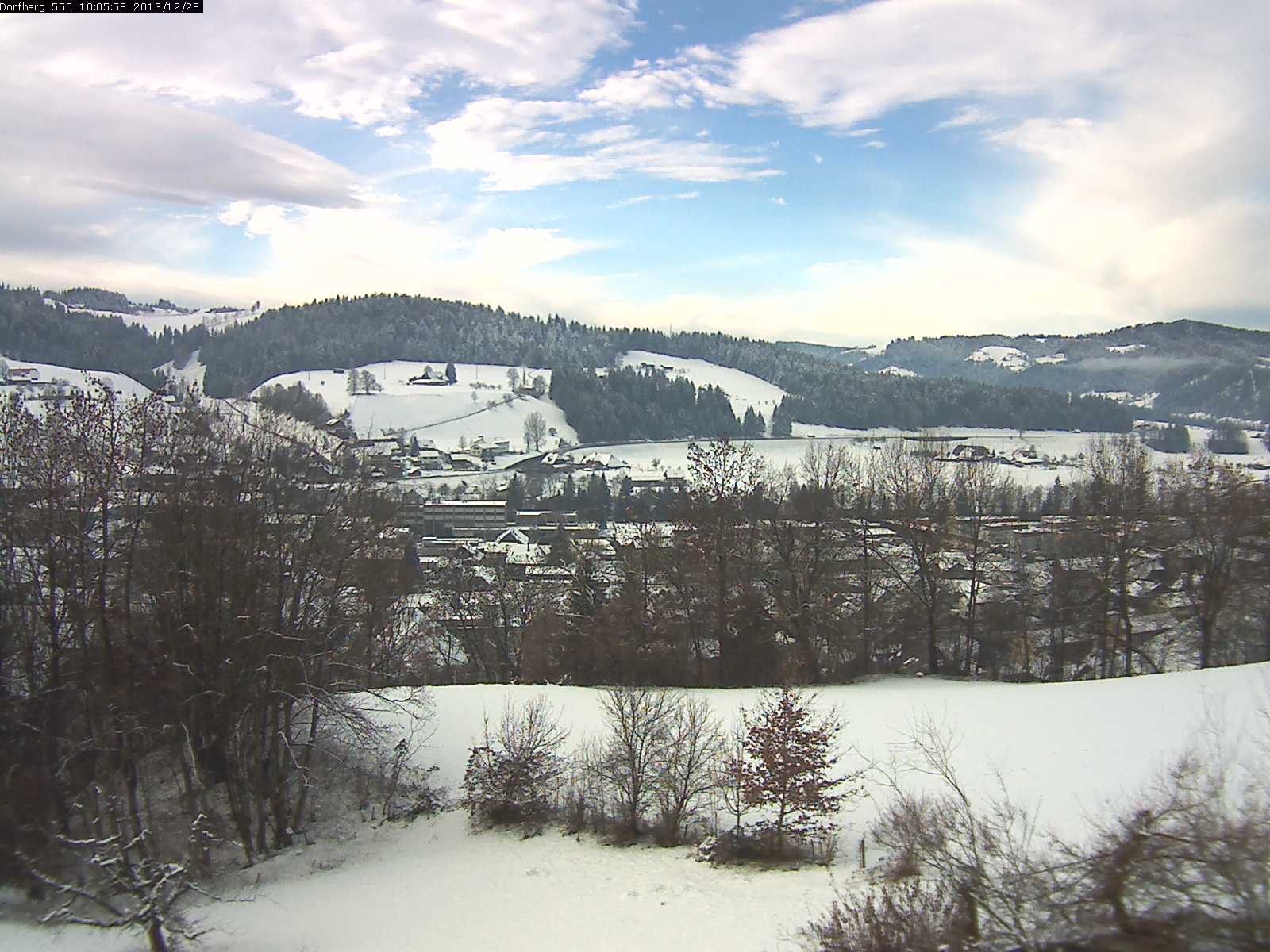 Webcam-Bild: Aussicht vom Dorfberg in Langnau 20131228-100600