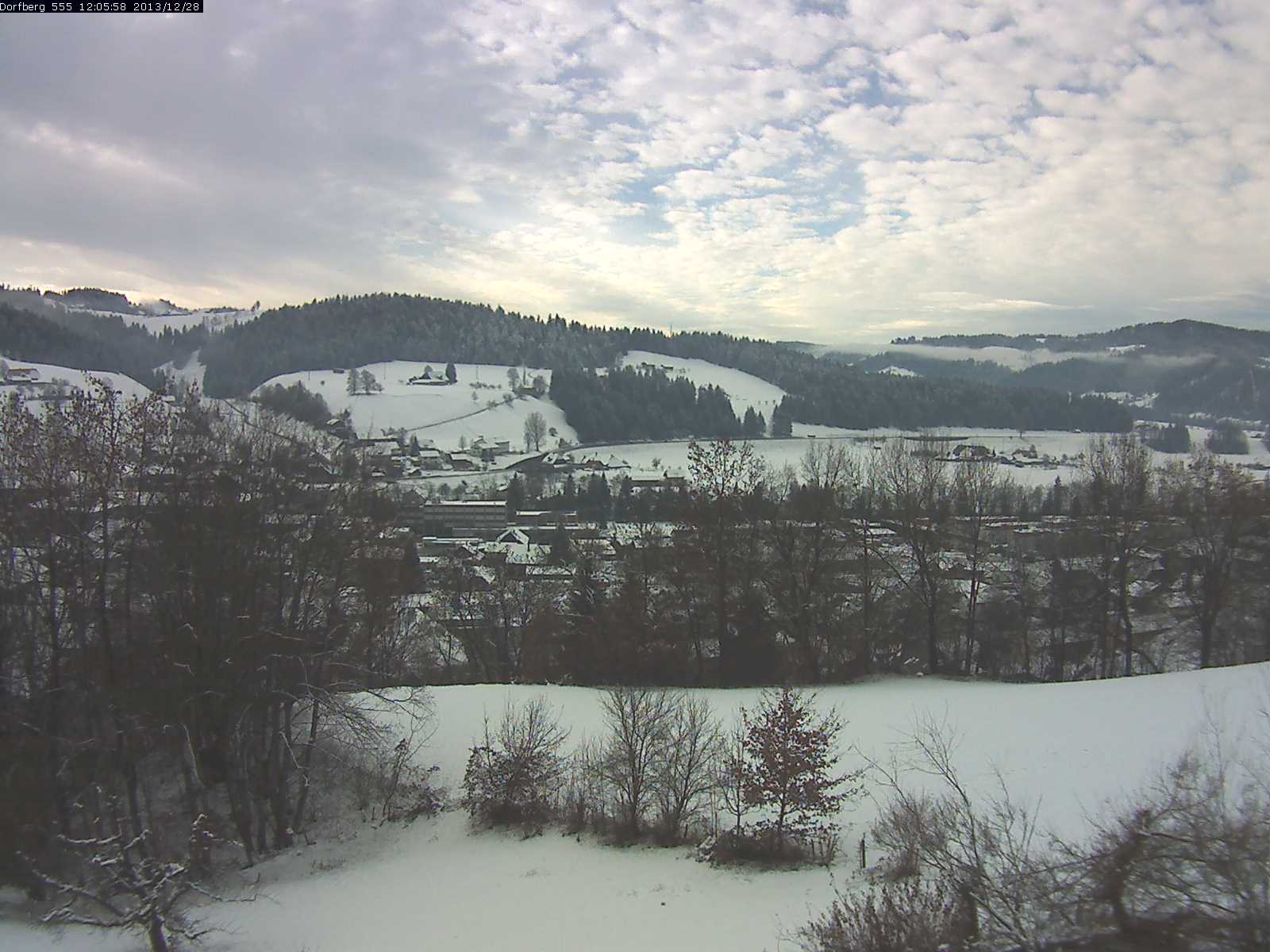 Webcam-Bild: Aussicht vom Dorfberg in Langnau 20131228-120600