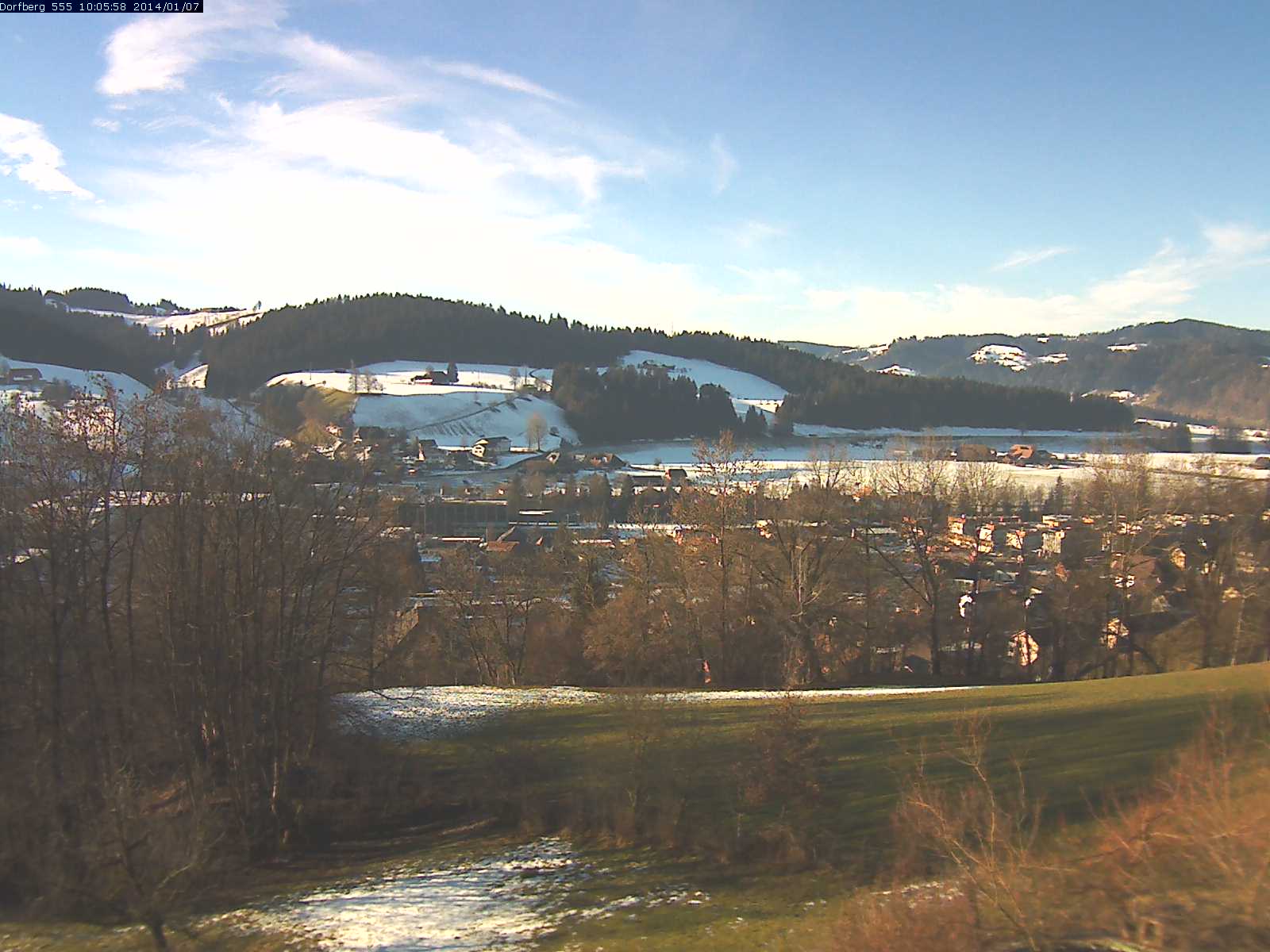 Webcam-Bild: Aussicht vom Dorfberg in Langnau 20140107-100600