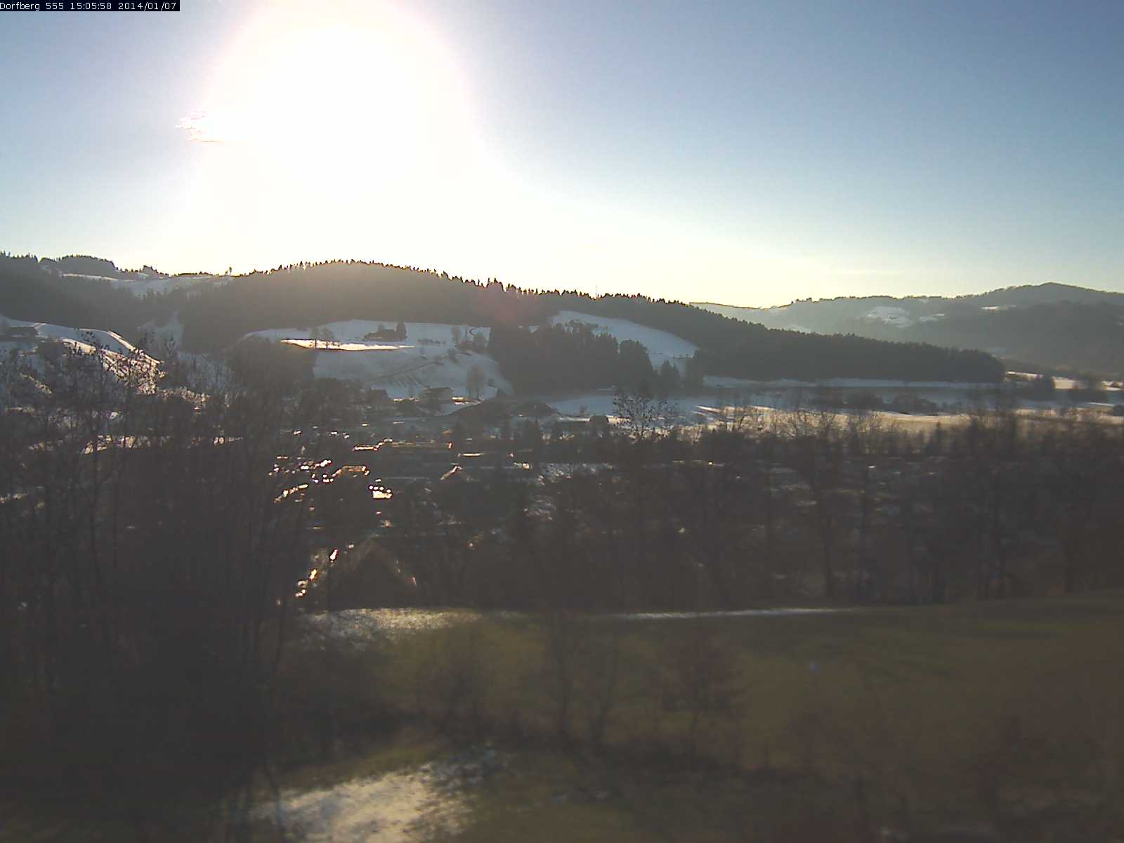 Webcam-Bild: Aussicht vom Dorfberg in Langnau 20140107-150600