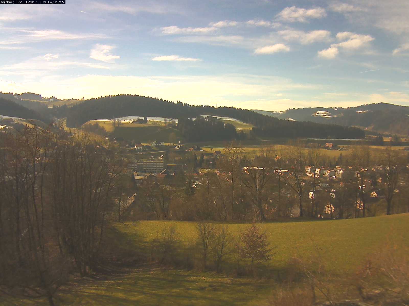 Webcam-Bild: Aussicht vom Dorfberg in Langnau 20140119-120600