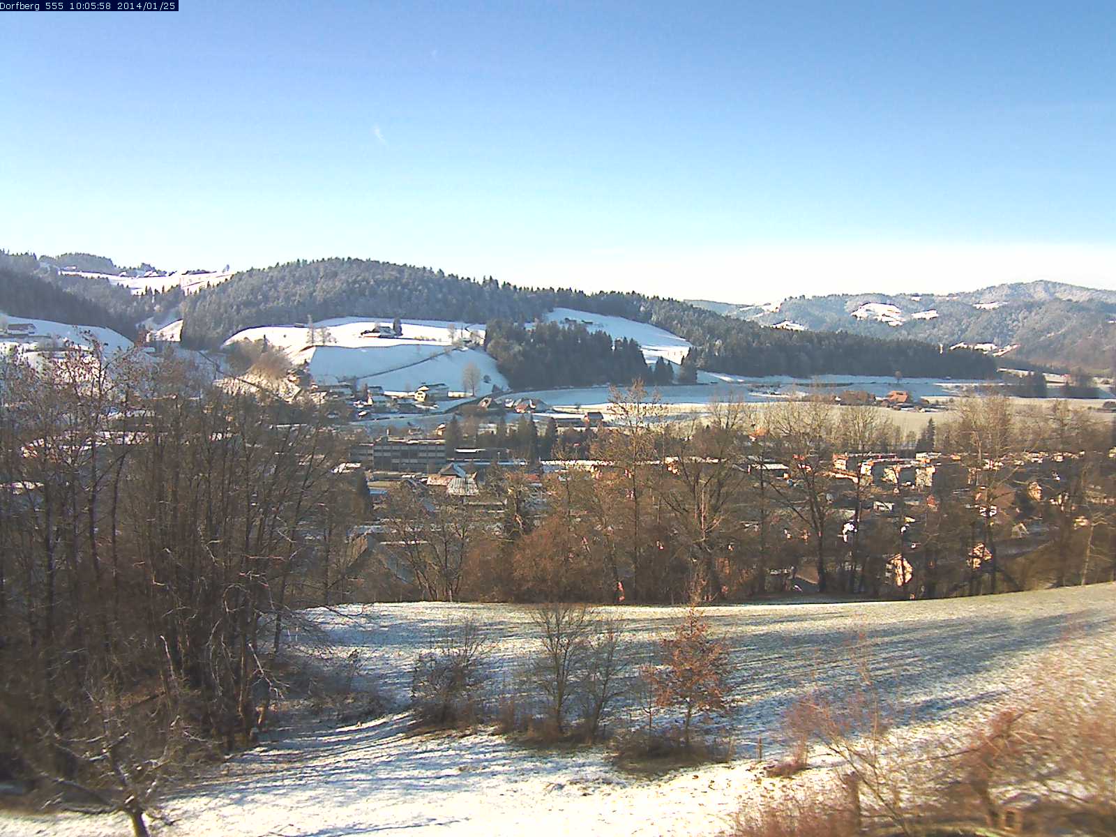 Webcam-Bild: Aussicht vom Dorfberg in Langnau 20140125-100600