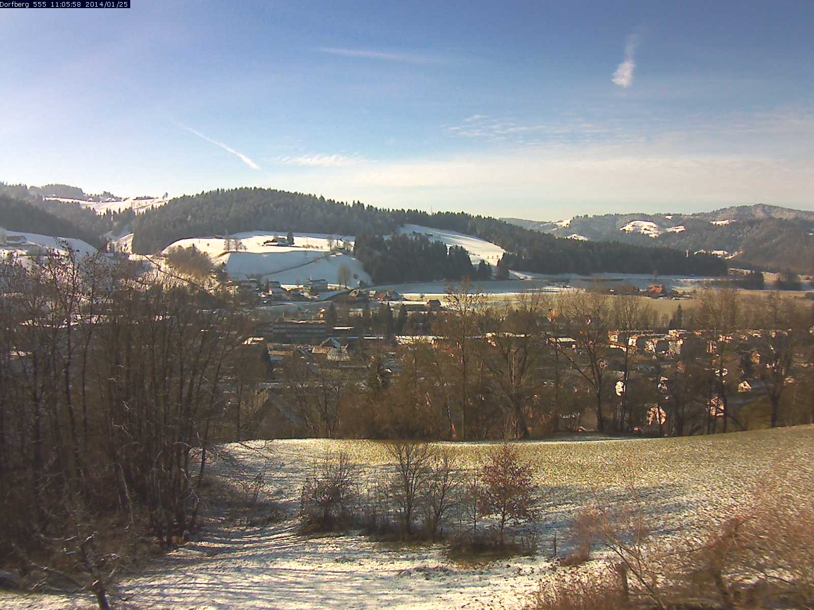 Webcam-Bild: Aussicht vom Dorfberg in Langnau 20140125-110600