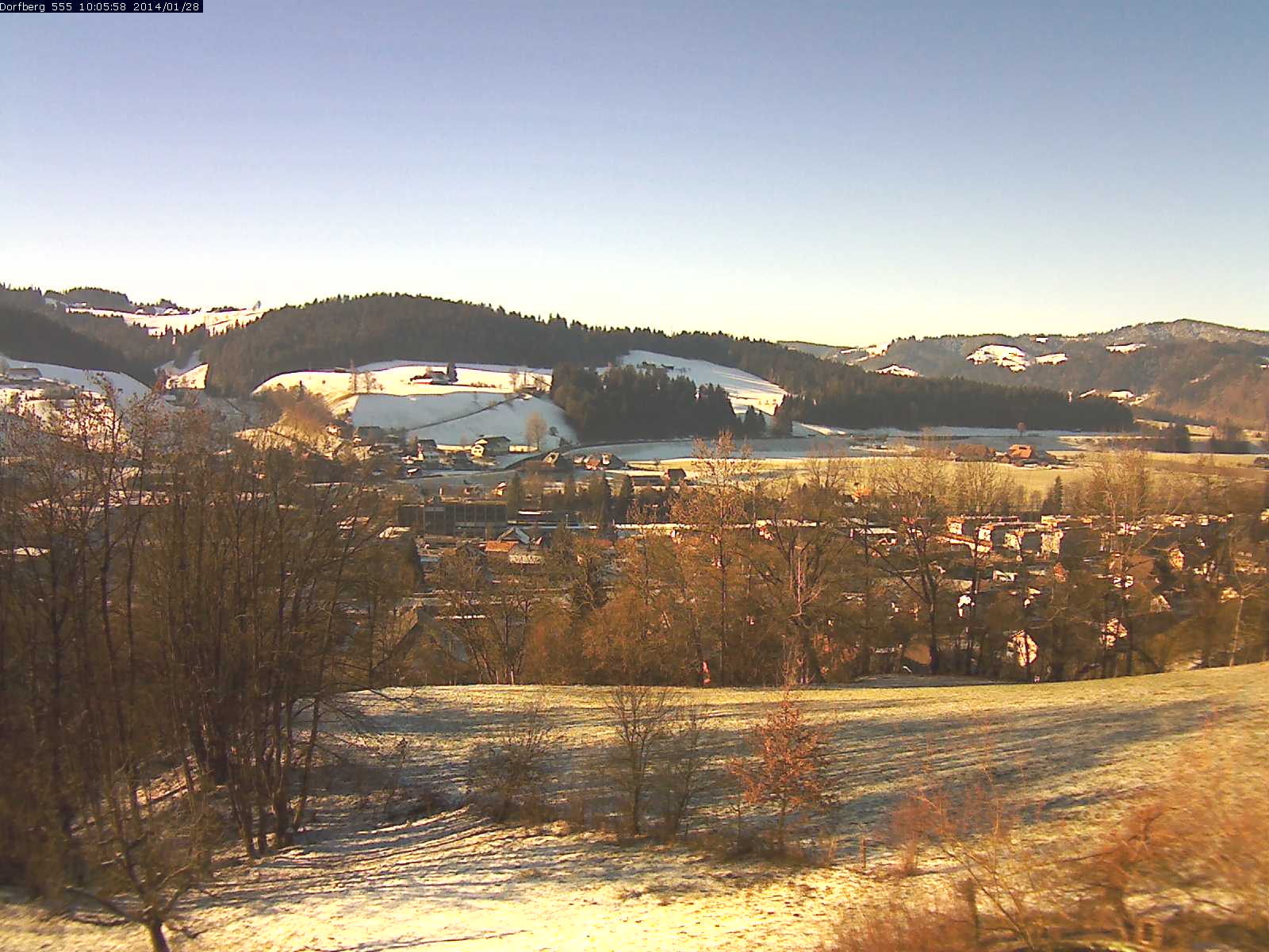 Webcam-Bild: Aussicht vom Dorfberg in Langnau 20140128-100600