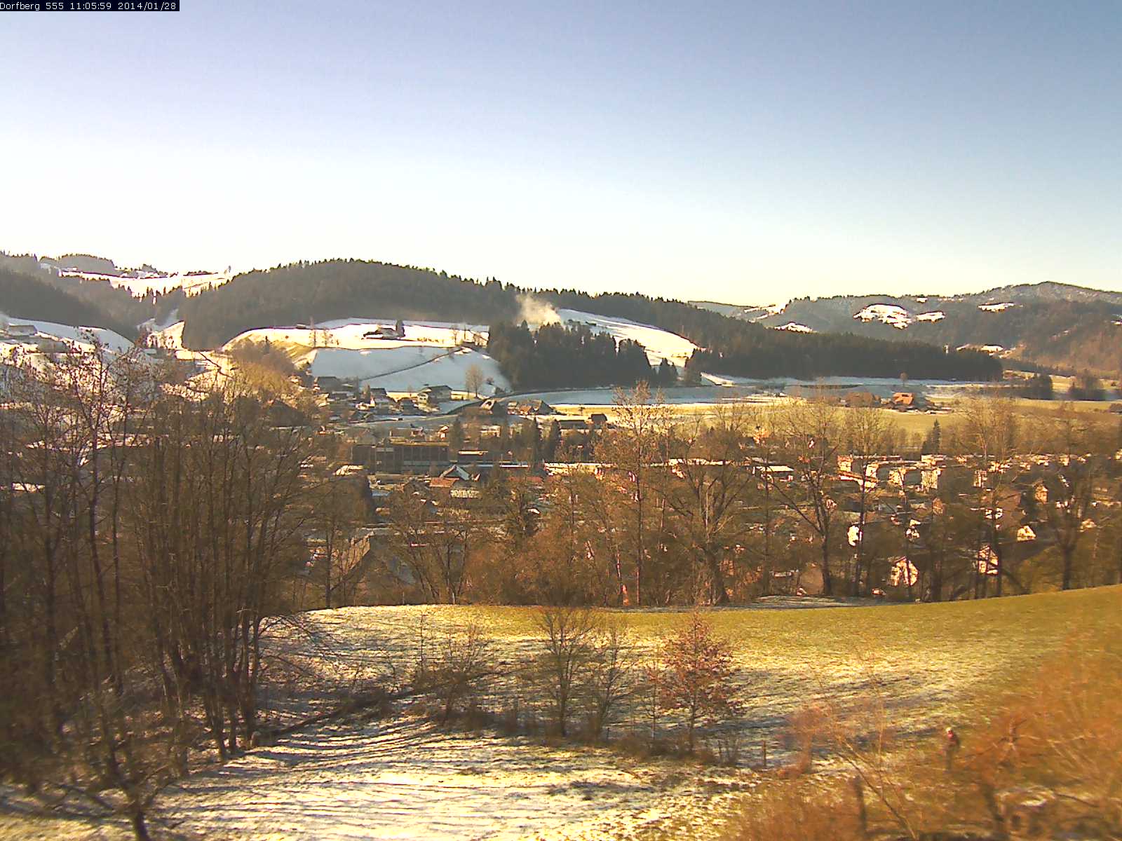 Webcam-Bild: Aussicht vom Dorfberg in Langnau 20140128-110600