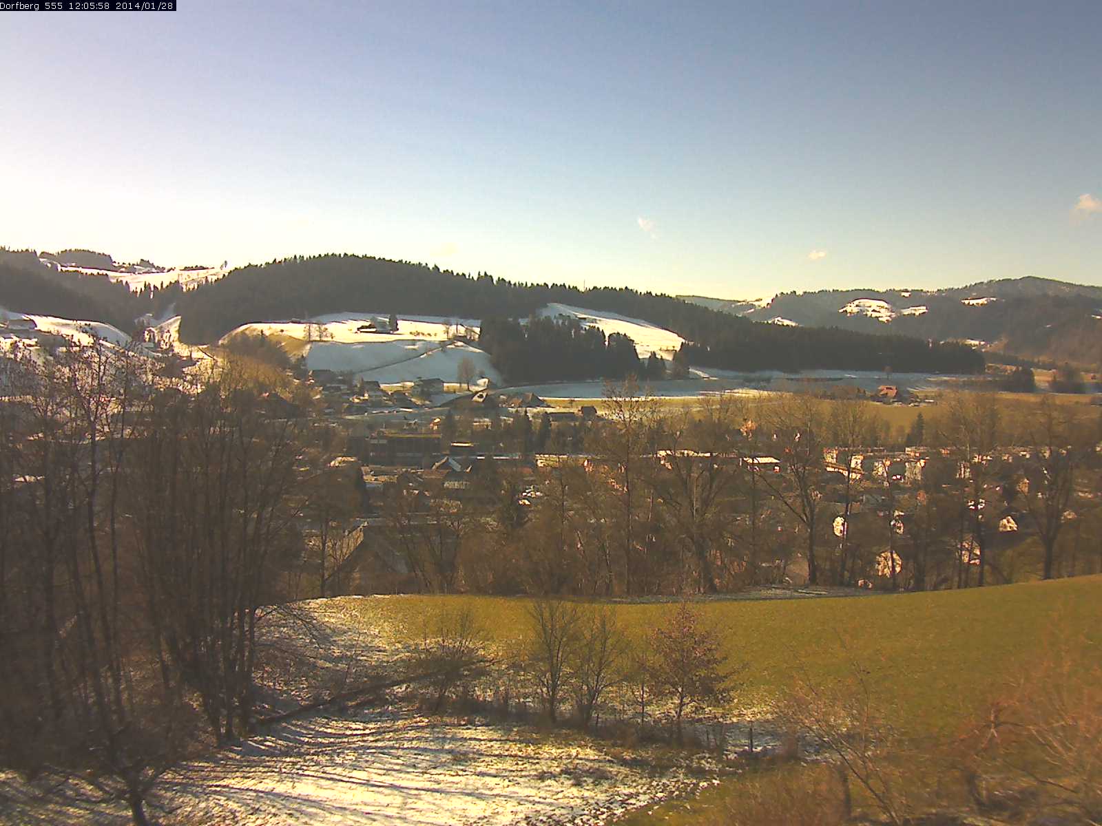 Webcam-Bild: Aussicht vom Dorfberg in Langnau 20140128-120600