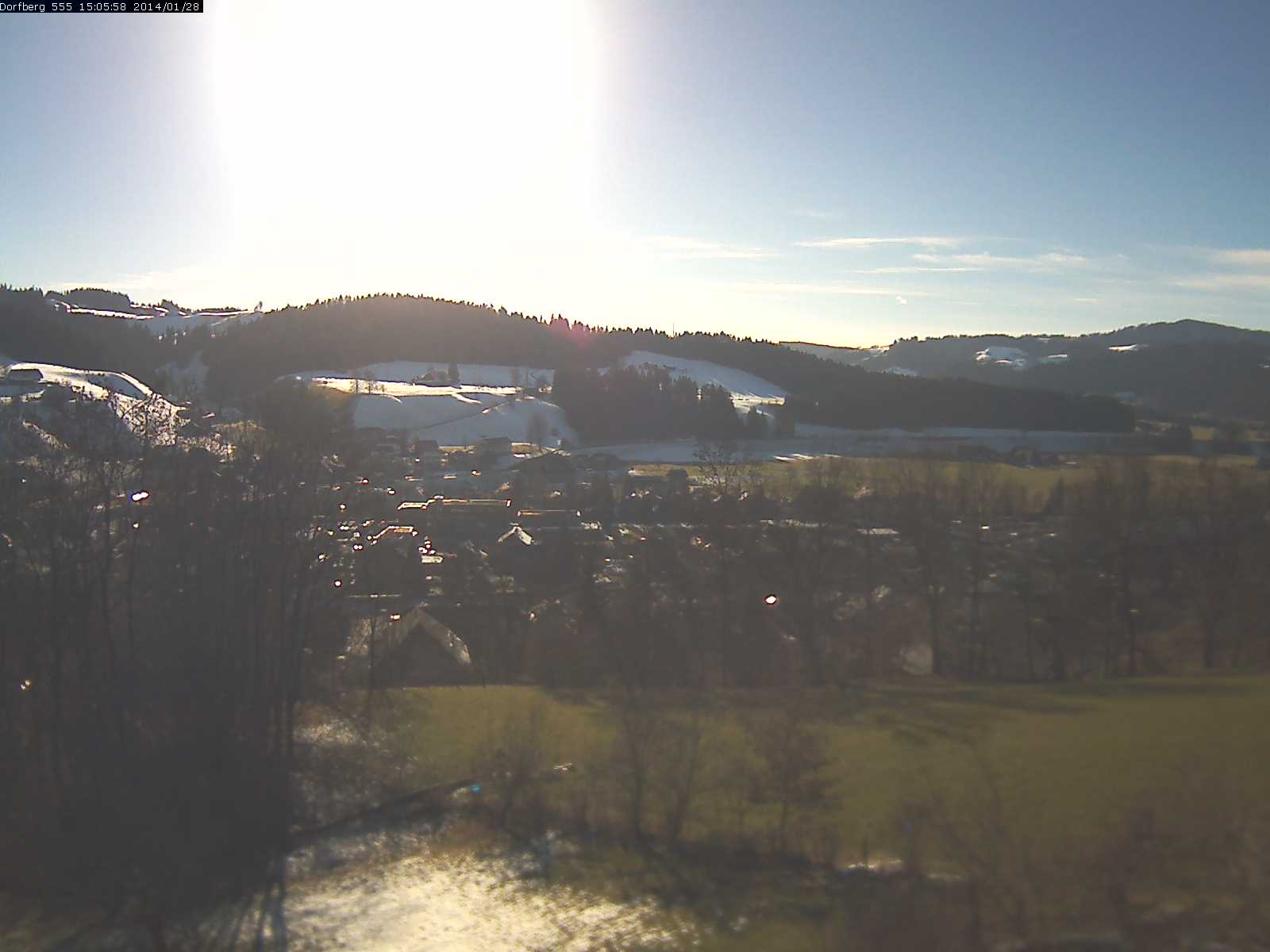 Webcam-Bild: Aussicht vom Dorfberg in Langnau 20140128-150600