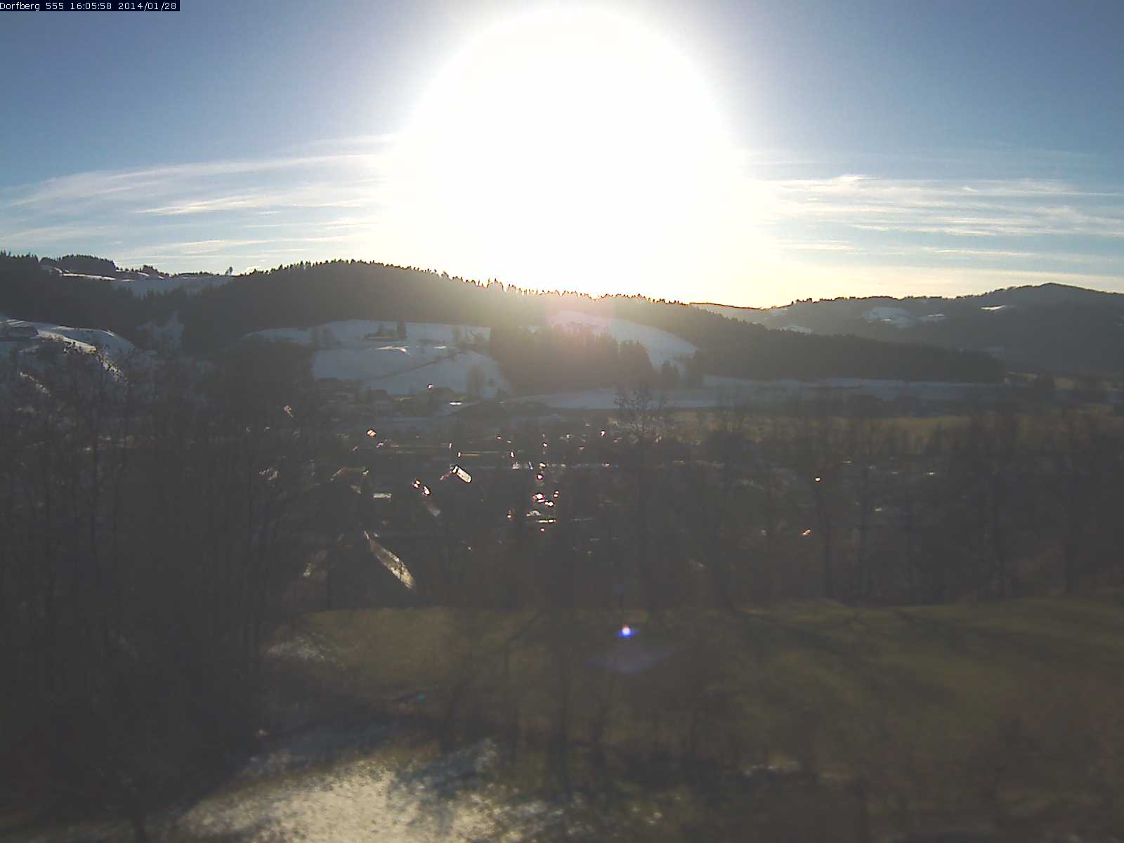 Webcam-Bild: Aussicht vom Dorfberg in Langnau 20140128-160600