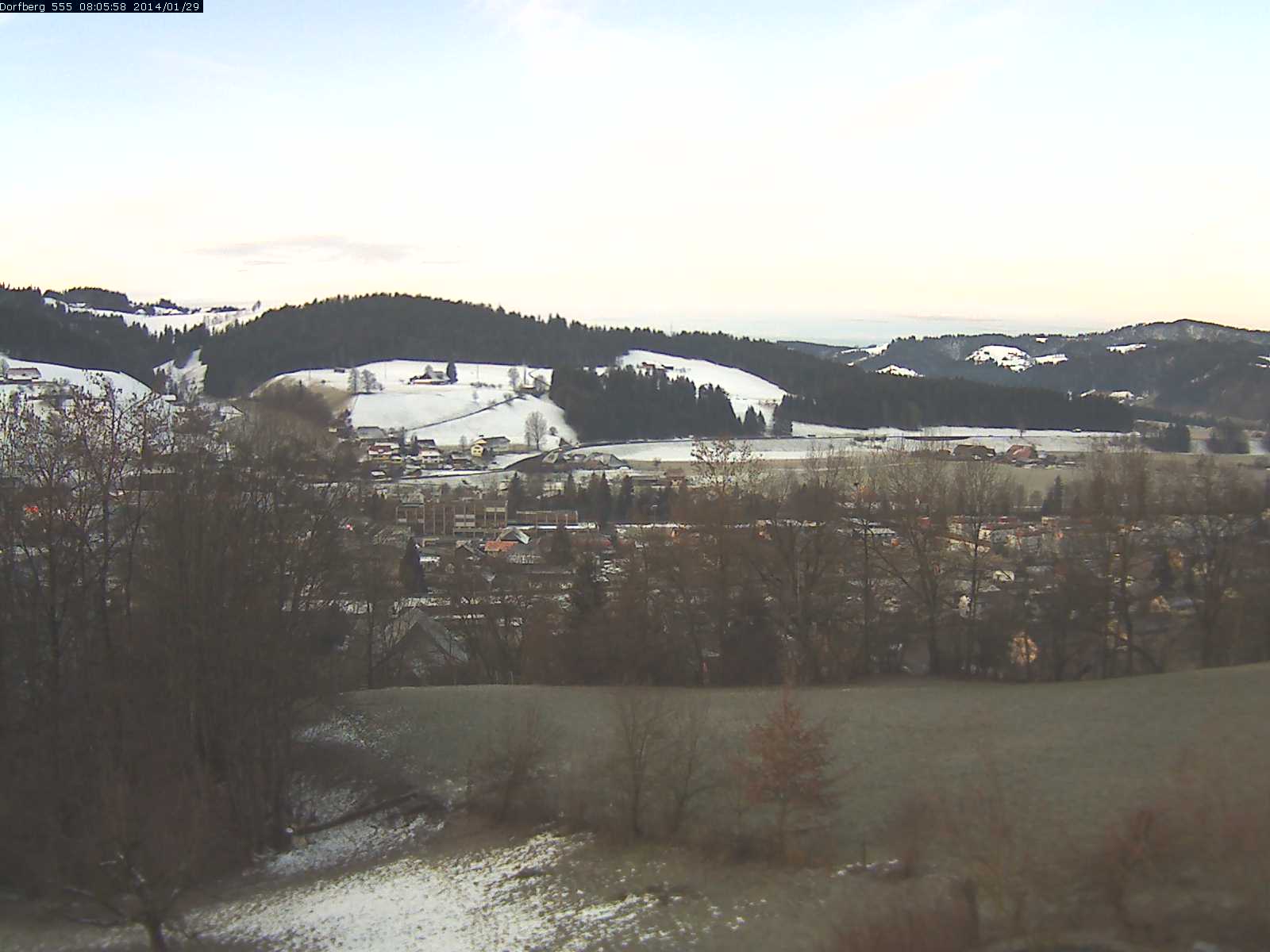 Webcam-Bild: Aussicht vom Dorfberg in Langnau 20140129-080600