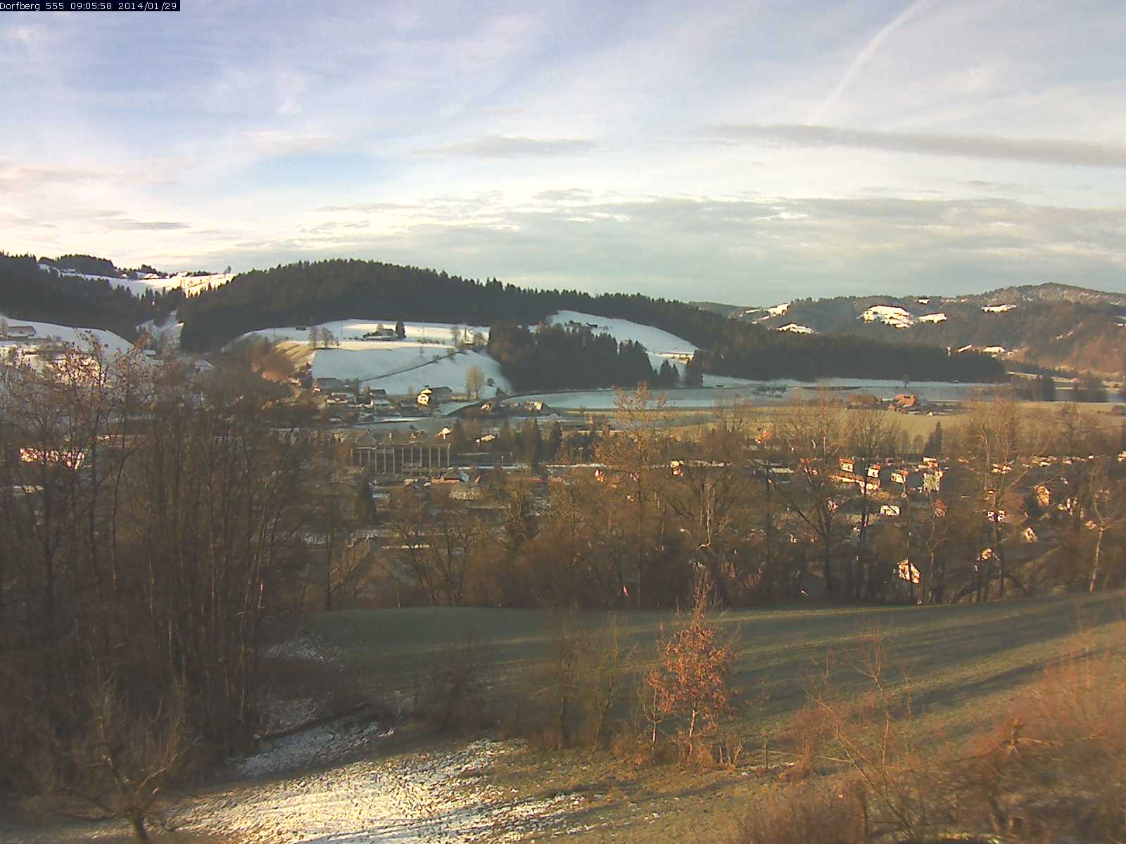 Webcam-Bild: Aussicht vom Dorfberg in Langnau 20140129-090600