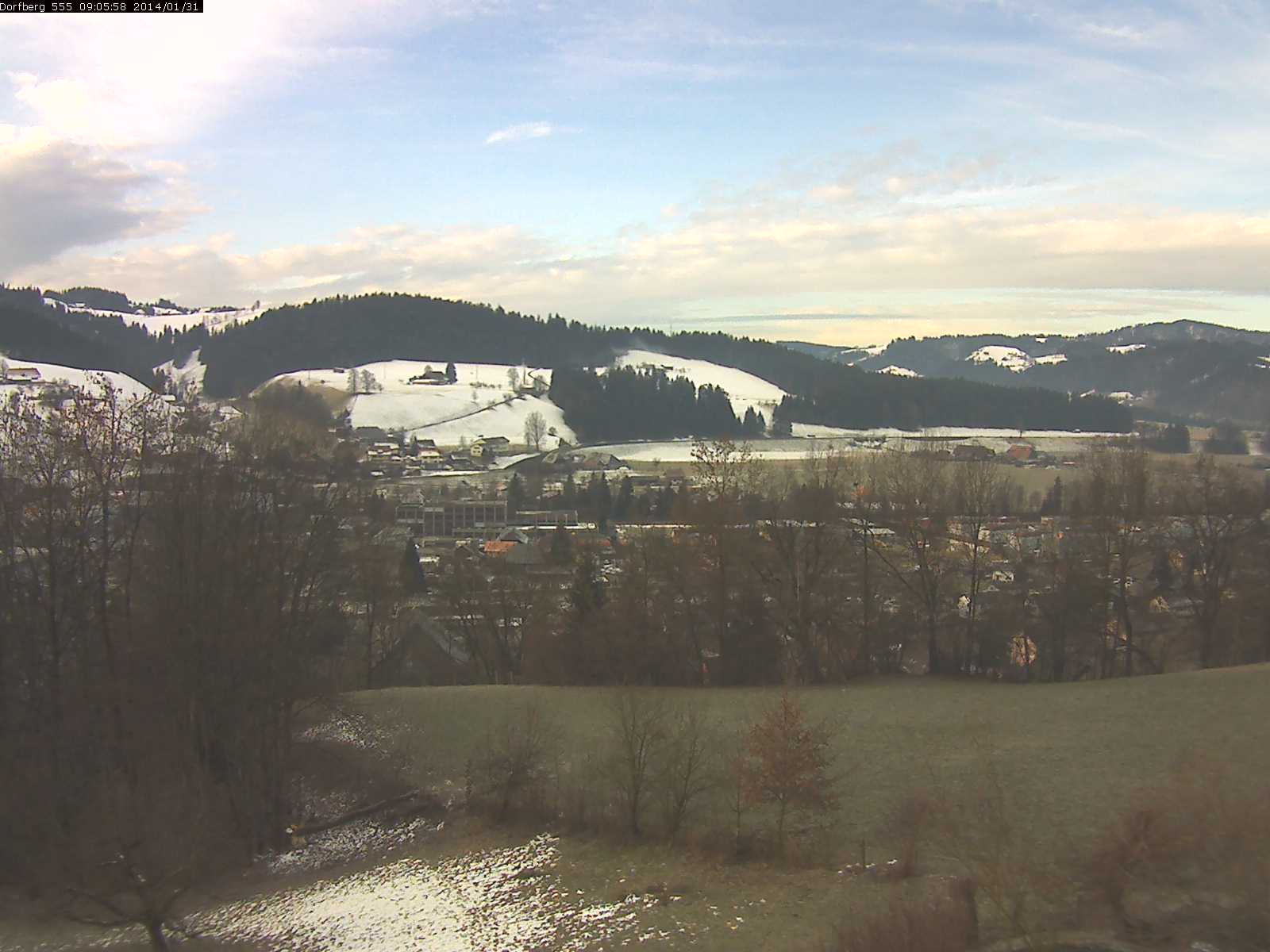 Webcam-Bild: Aussicht vom Dorfberg in Langnau 20140131-090600