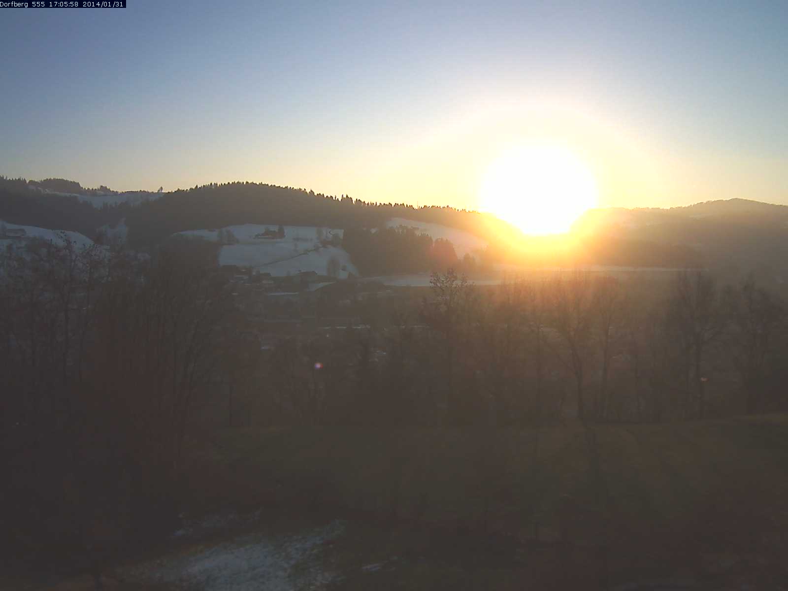 Webcam-Bild: Aussicht vom Dorfberg in Langnau 20140131-170600