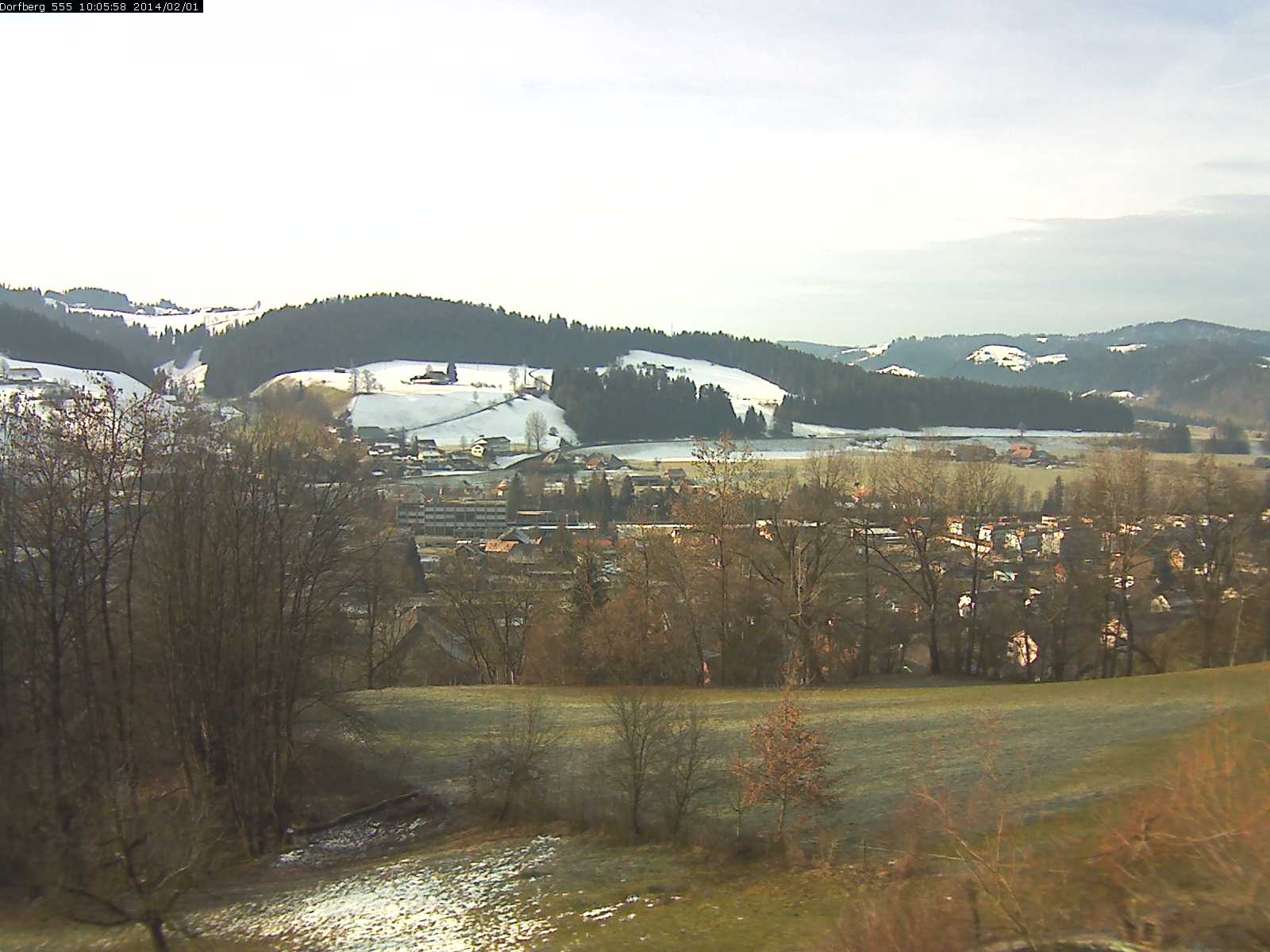 Webcam-Bild: Aussicht vom Dorfberg in Langnau 20140201-100600