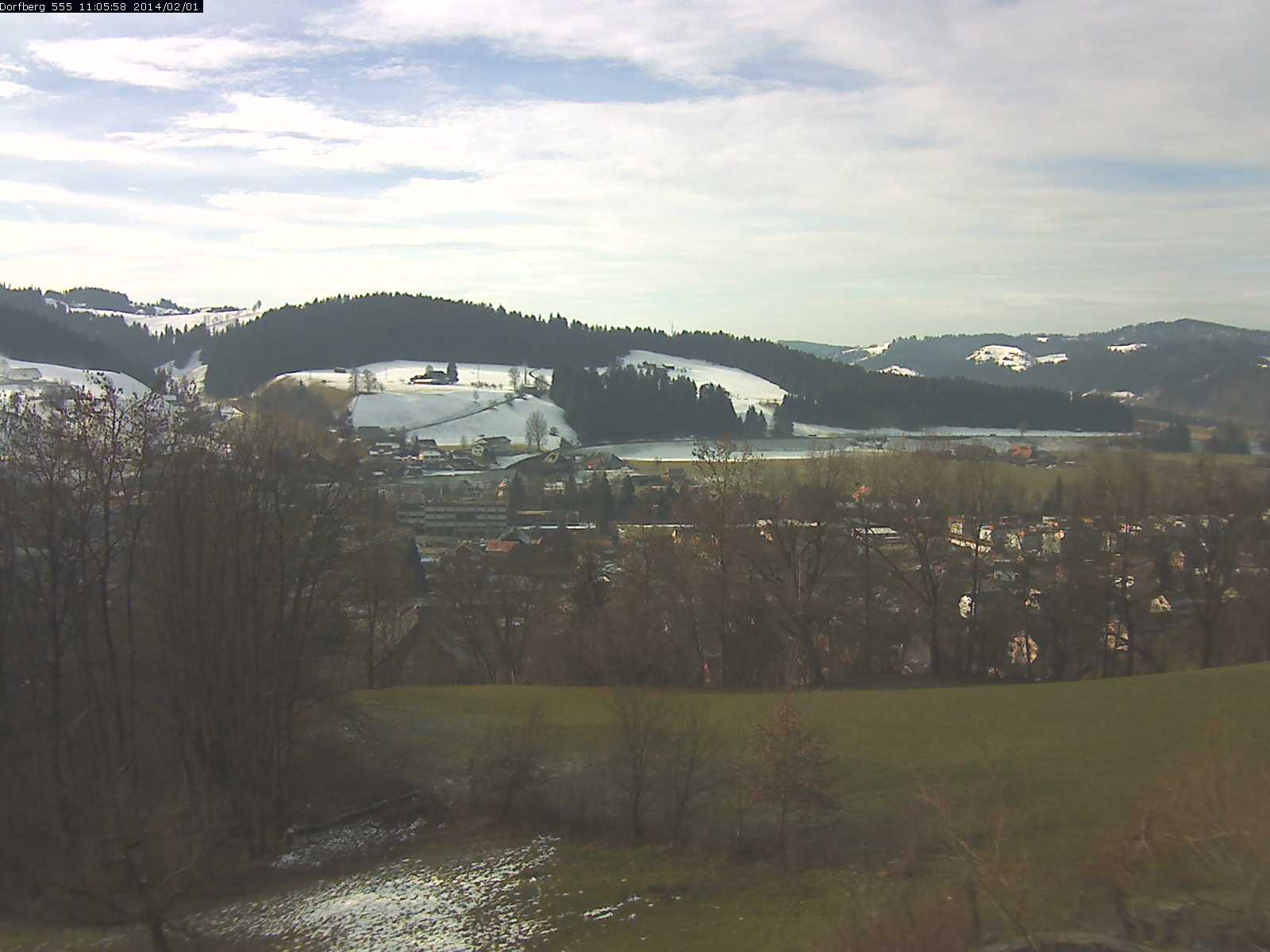Webcam-Bild: Aussicht vom Dorfberg in Langnau 20140201-110600
