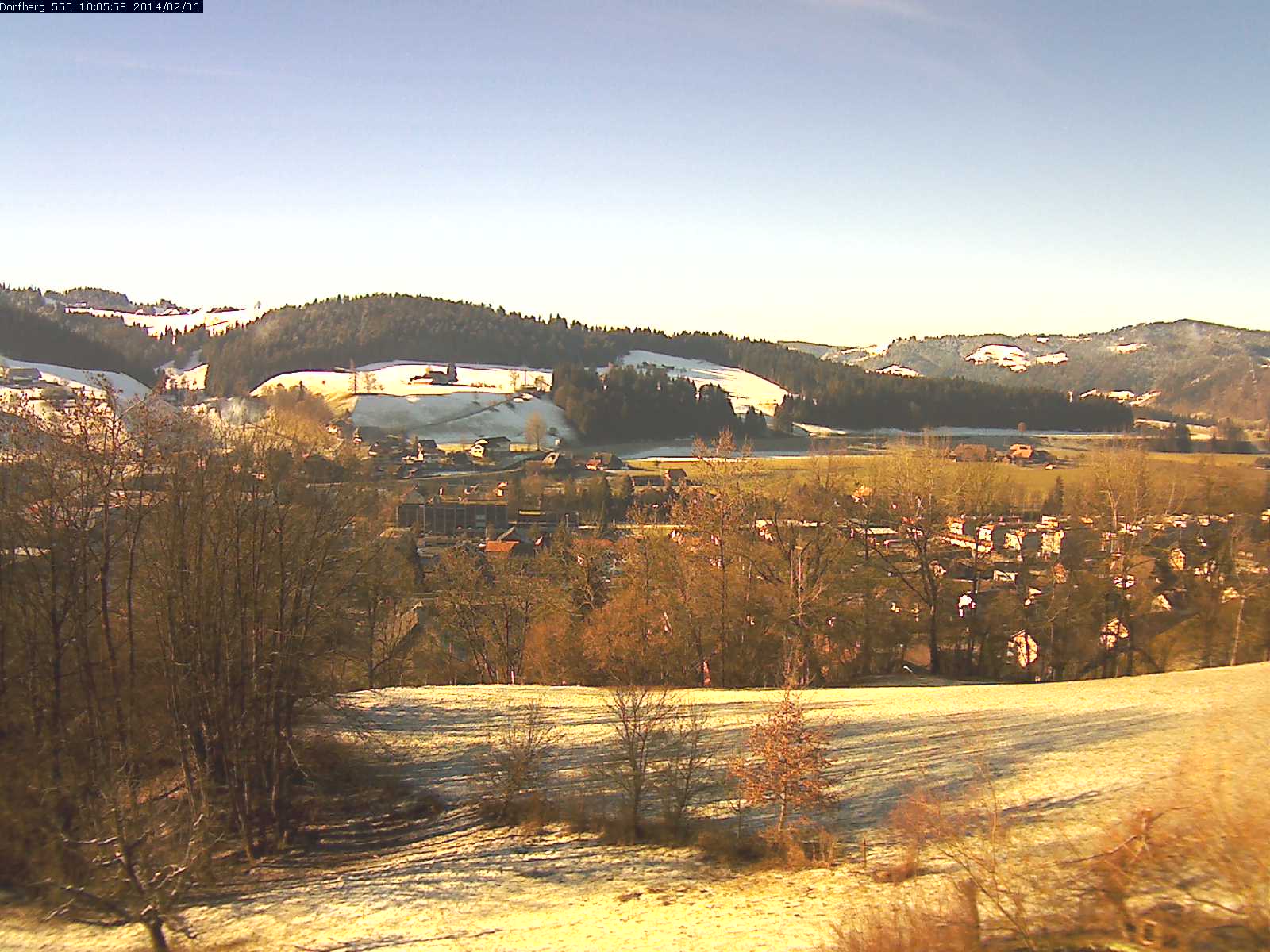 Webcam-Bild: Aussicht vom Dorfberg in Langnau 20140206-100600