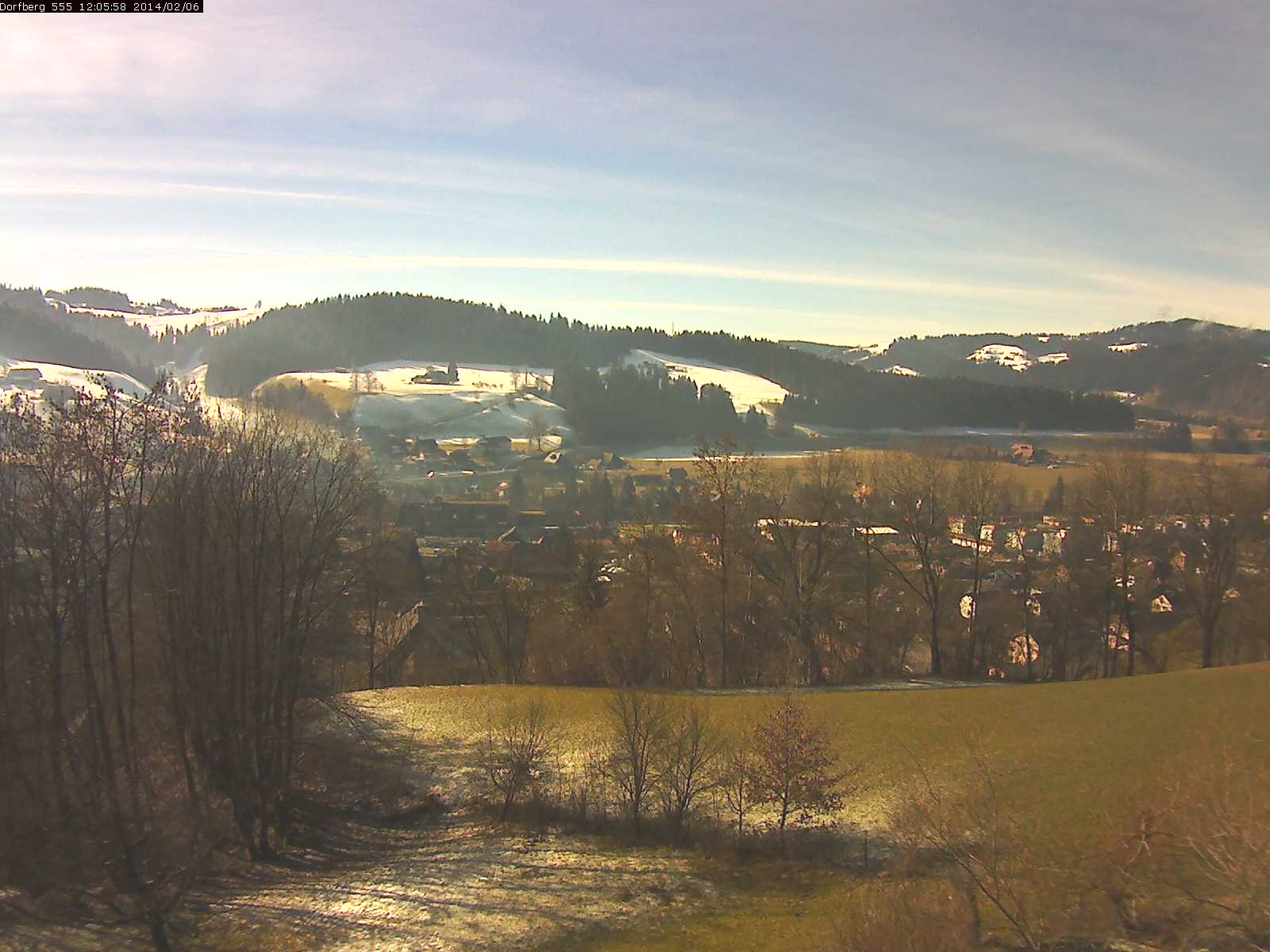 Webcam-Bild: Aussicht vom Dorfberg in Langnau 20140206-120600
