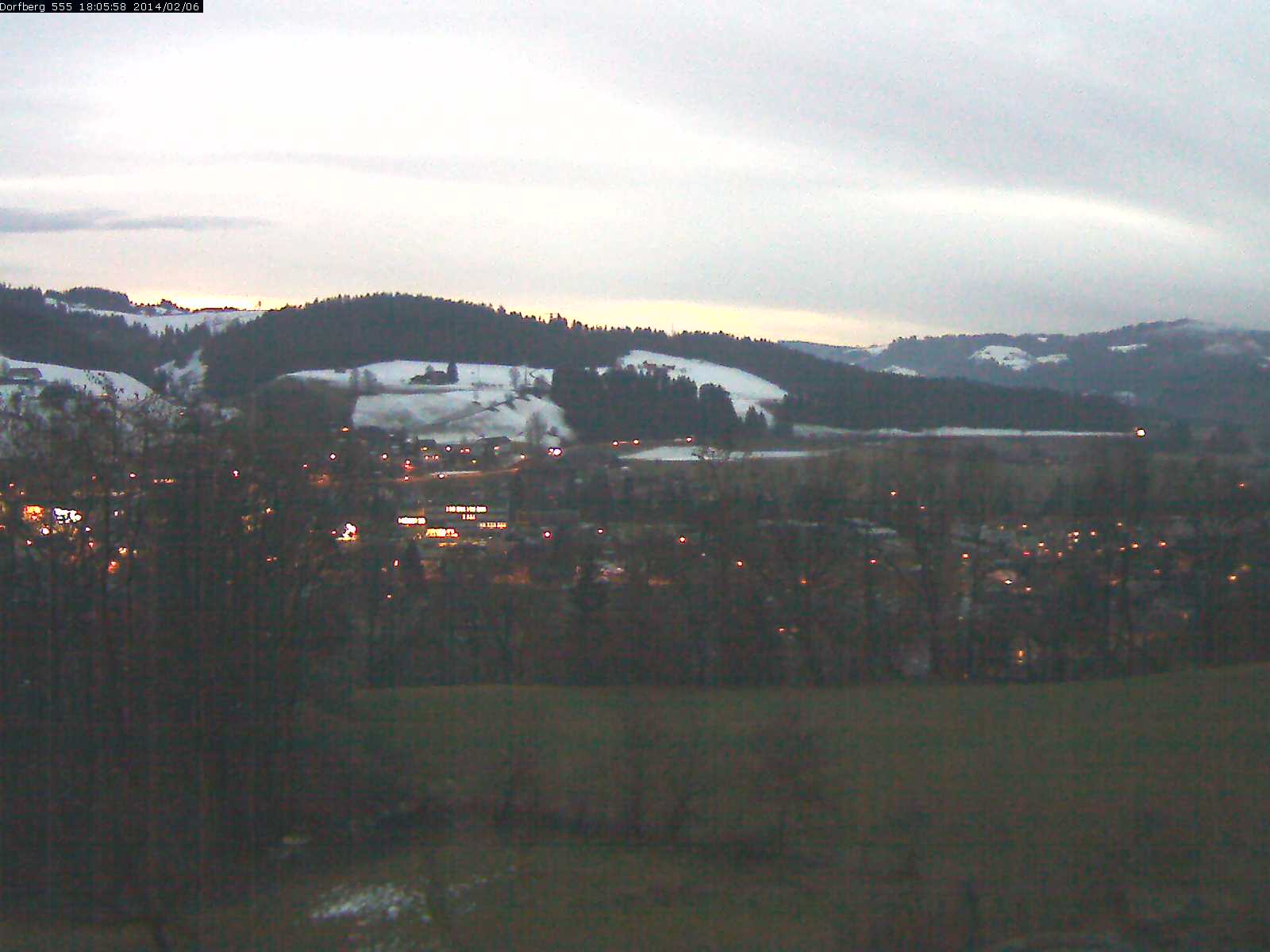 Webcam-Bild: Aussicht vom Dorfberg in Langnau 20140206-180600