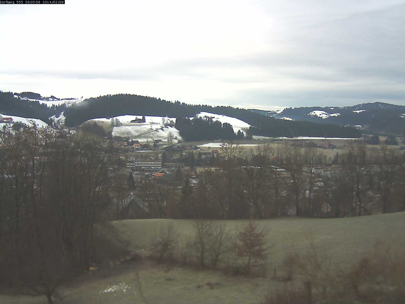 Webcam-Bild: Aussicht vom Dorfberg in Langnau 20140208-090600