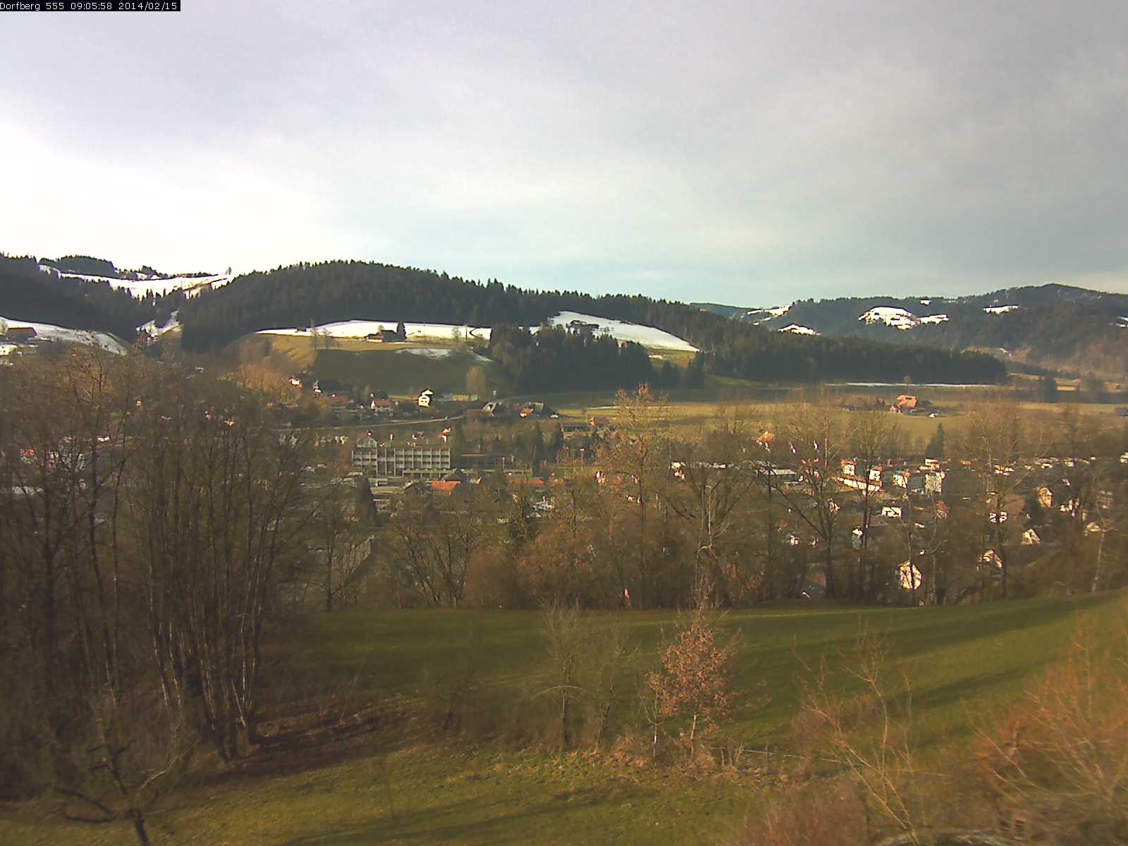 Webcam-Bild: Aussicht vom Dorfberg in Langnau 20140215-090600