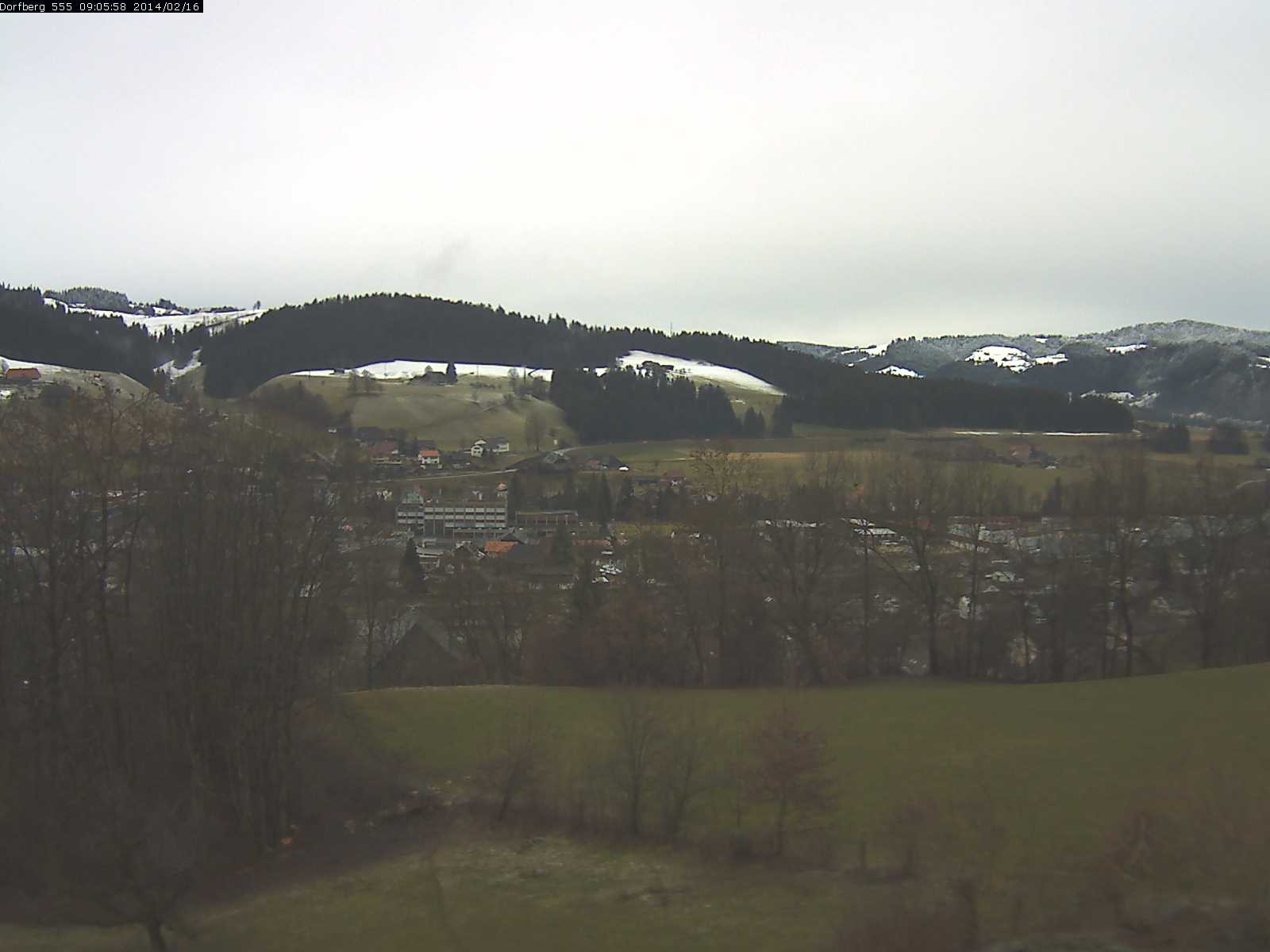 Webcam-Bild: Aussicht vom Dorfberg in Langnau 20140216-090600