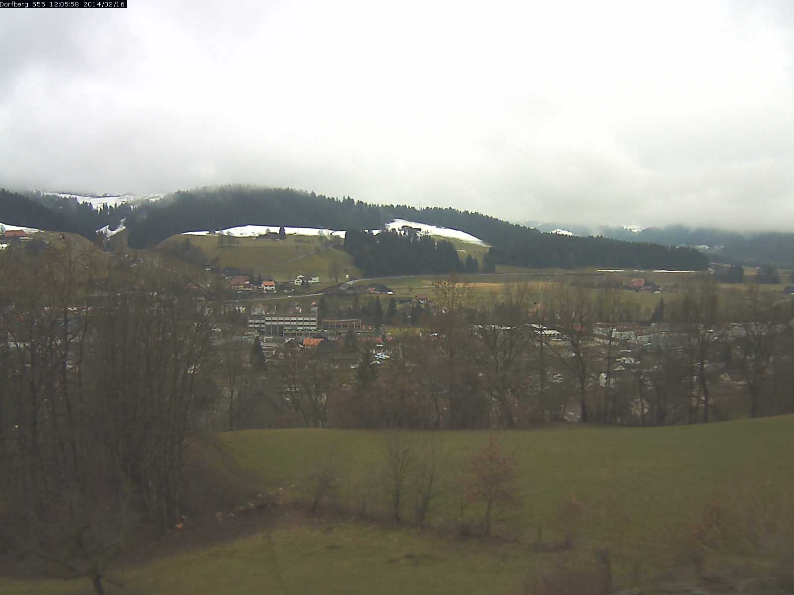 Webcam-Bild: Aussicht vom Dorfberg in Langnau 20140216-120600