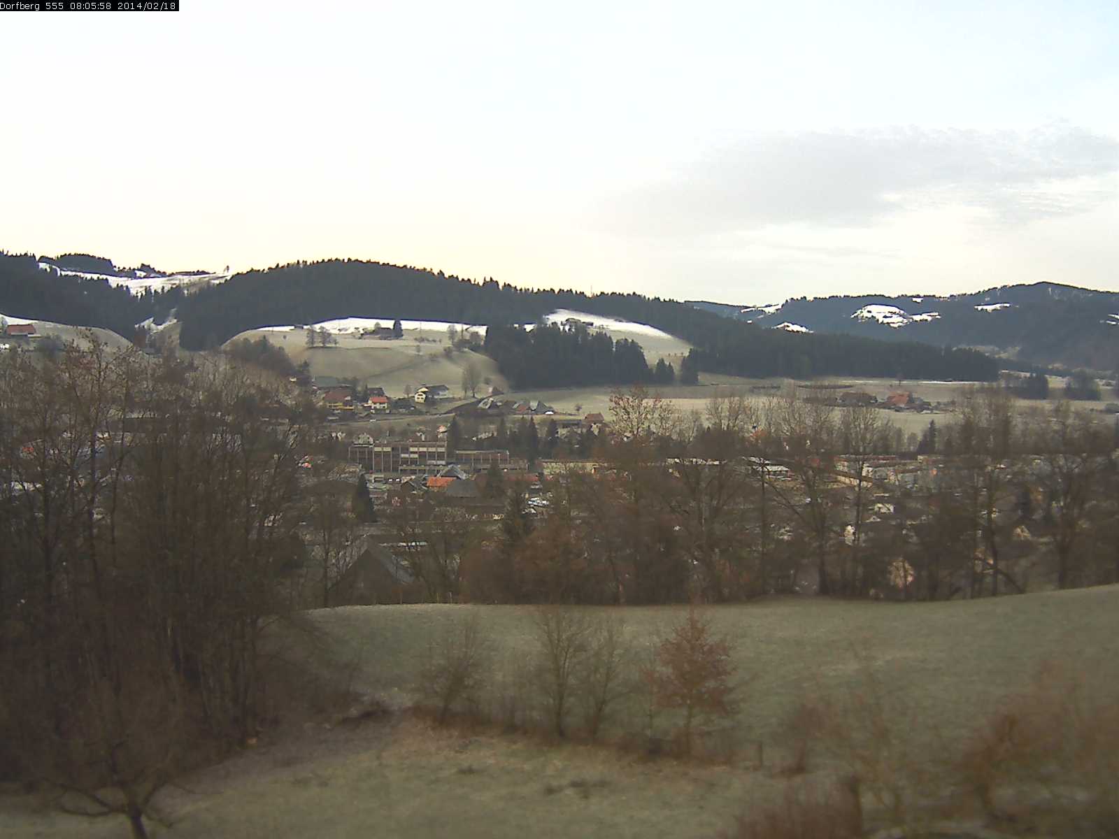 Webcam-Bild: Aussicht vom Dorfberg in Langnau 20140218-080600