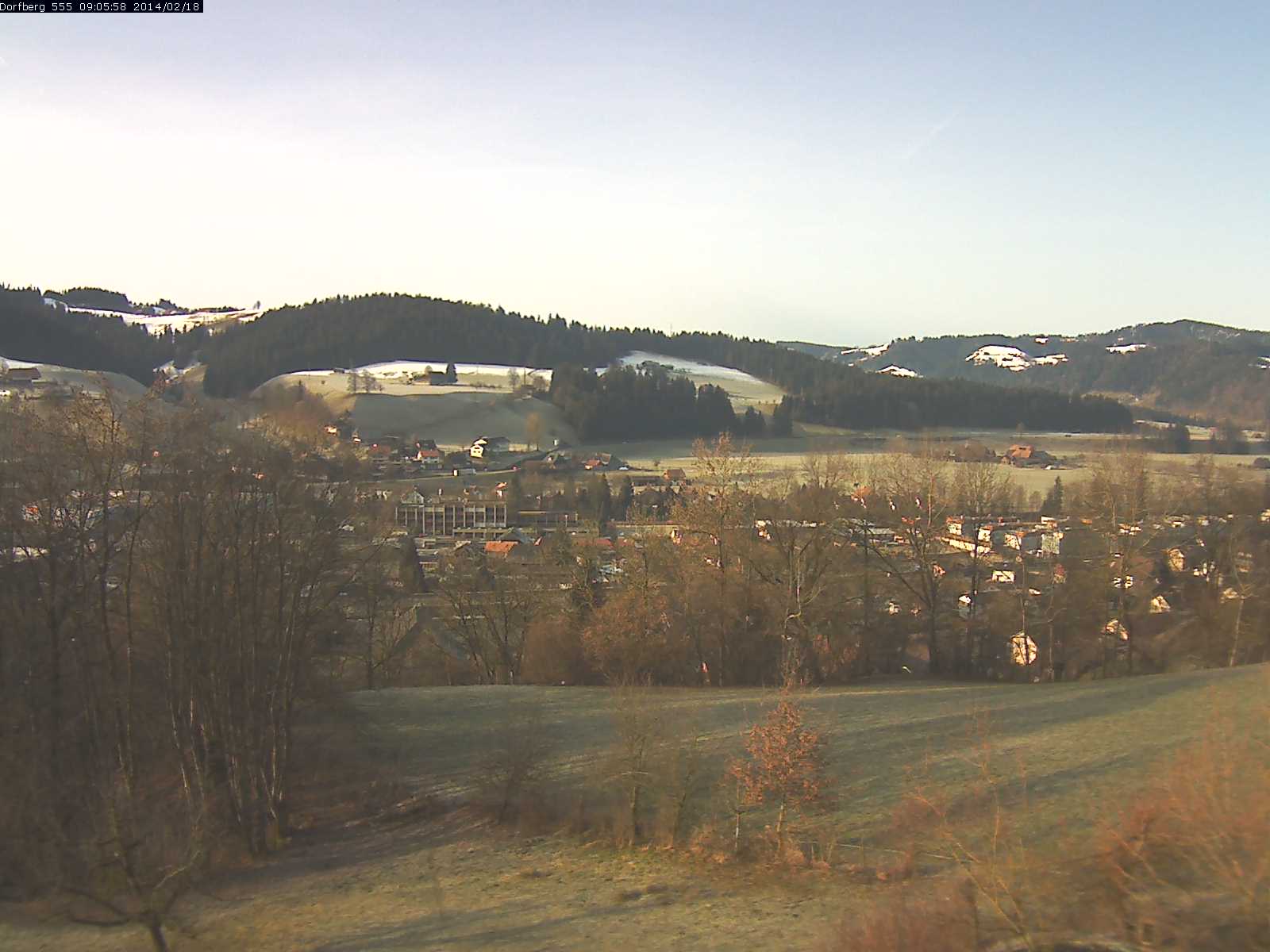 Webcam-Bild: Aussicht vom Dorfberg in Langnau 20140218-090600