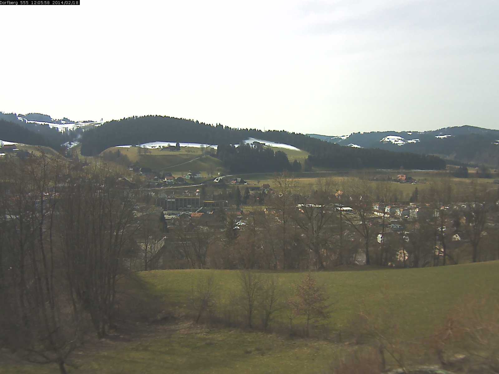 Webcam-Bild: Aussicht vom Dorfberg in Langnau 20140218-120600
