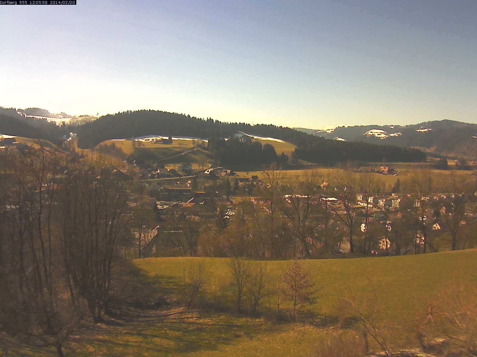 Webcam-Bild: Aussicht vom Dorfberg in Langnau 20140220-120600