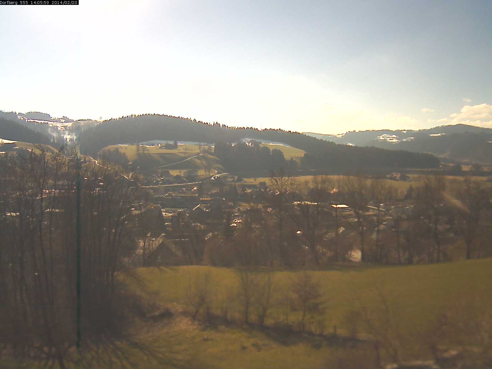 Webcam-Bild: Aussicht vom Dorfberg in Langnau 20140220-140600