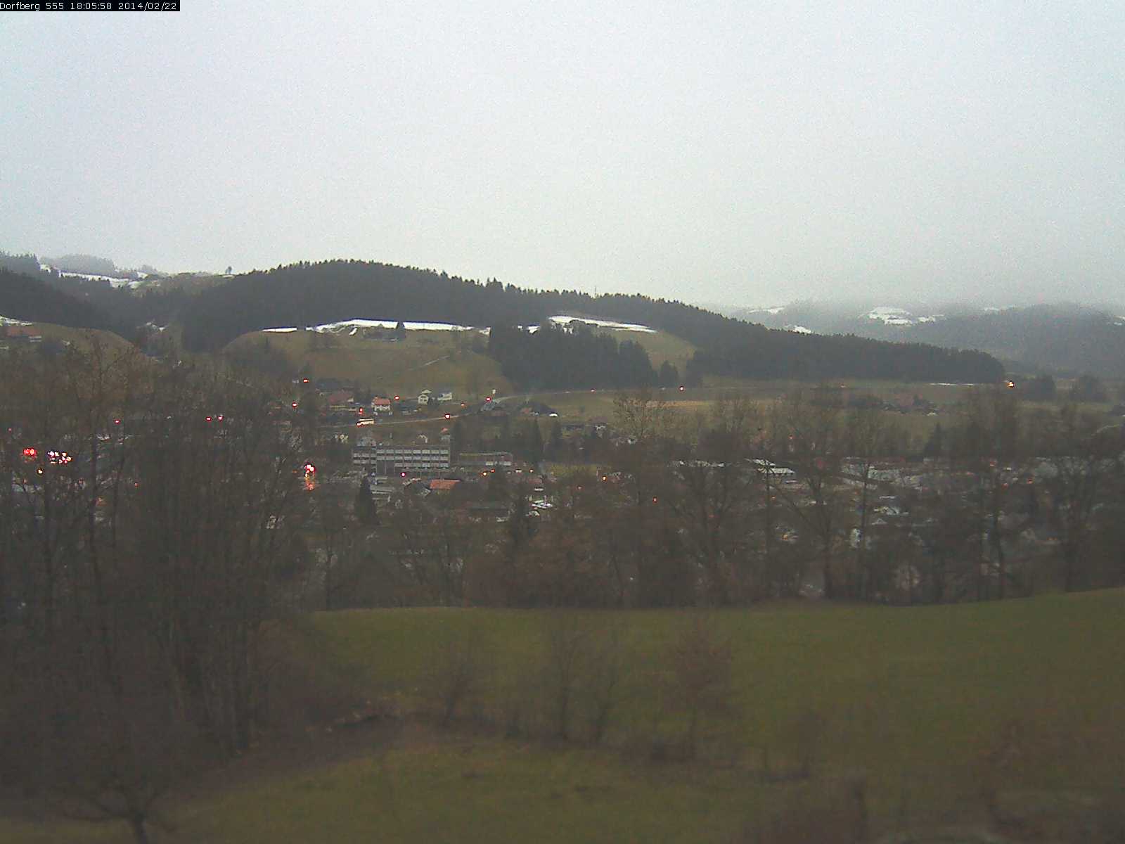 Webcam-Bild: Aussicht vom Dorfberg in Langnau 20140222-180600