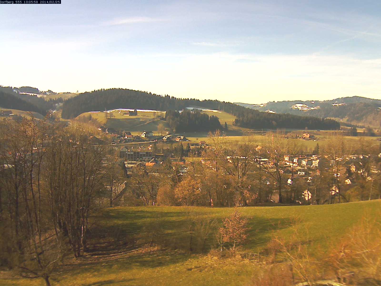 Webcam-Bild: Aussicht vom Dorfberg in Langnau 20140225-100600