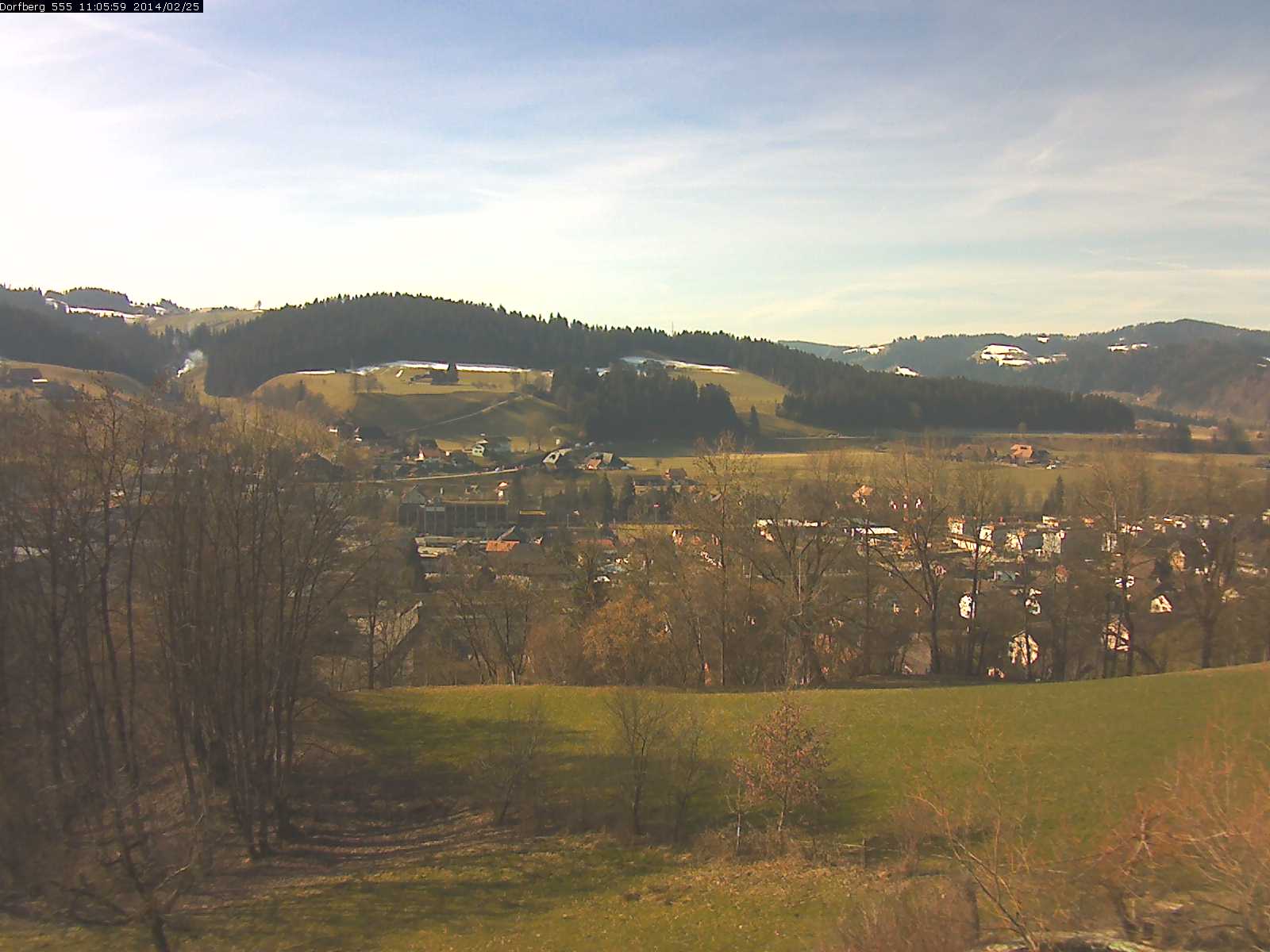 Webcam-Bild: Aussicht vom Dorfberg in Langnau 20140225-110600