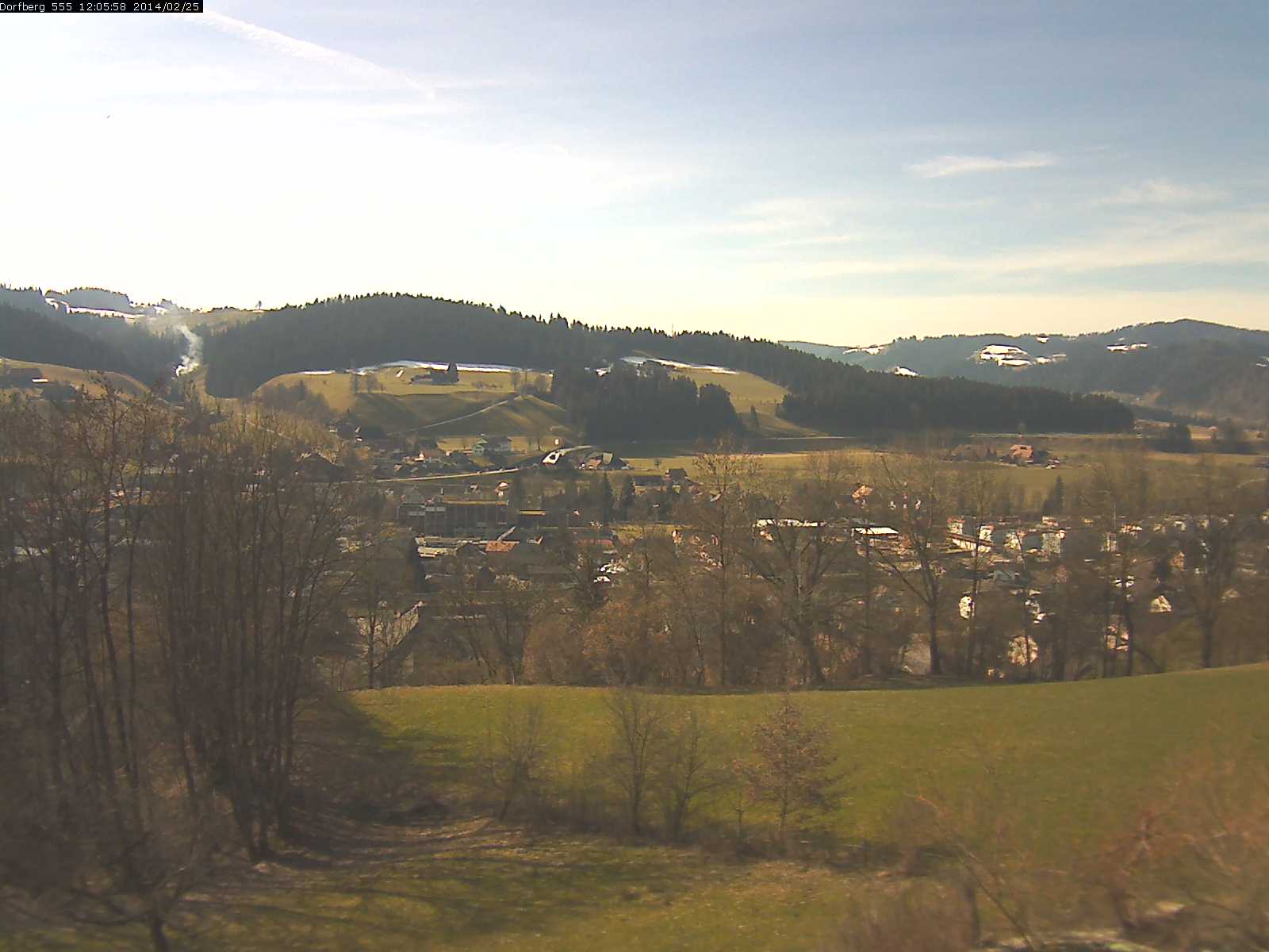 Webcam-Bild: Aussicht vom Dorfberg in Langnau 20140225-120600
