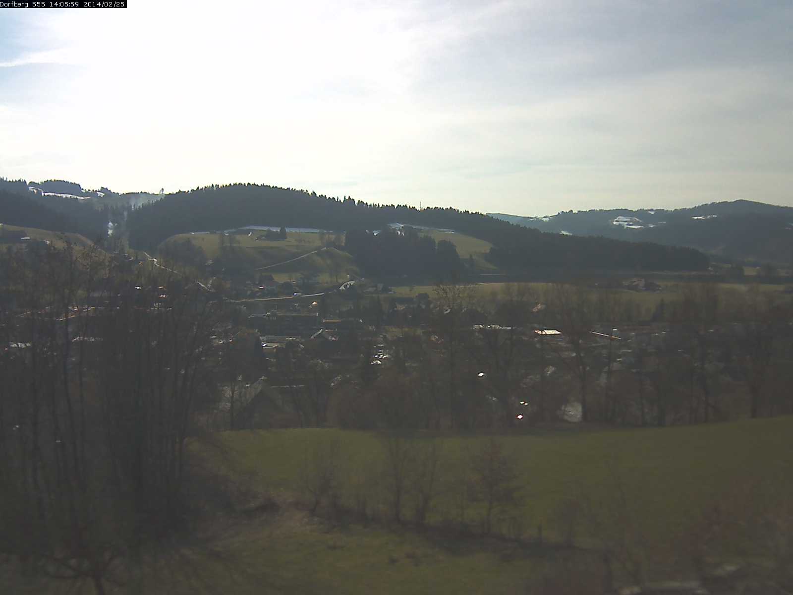 Webcam-Bild: Aussicht vom Dorfberg in Langnau 20140225-140600