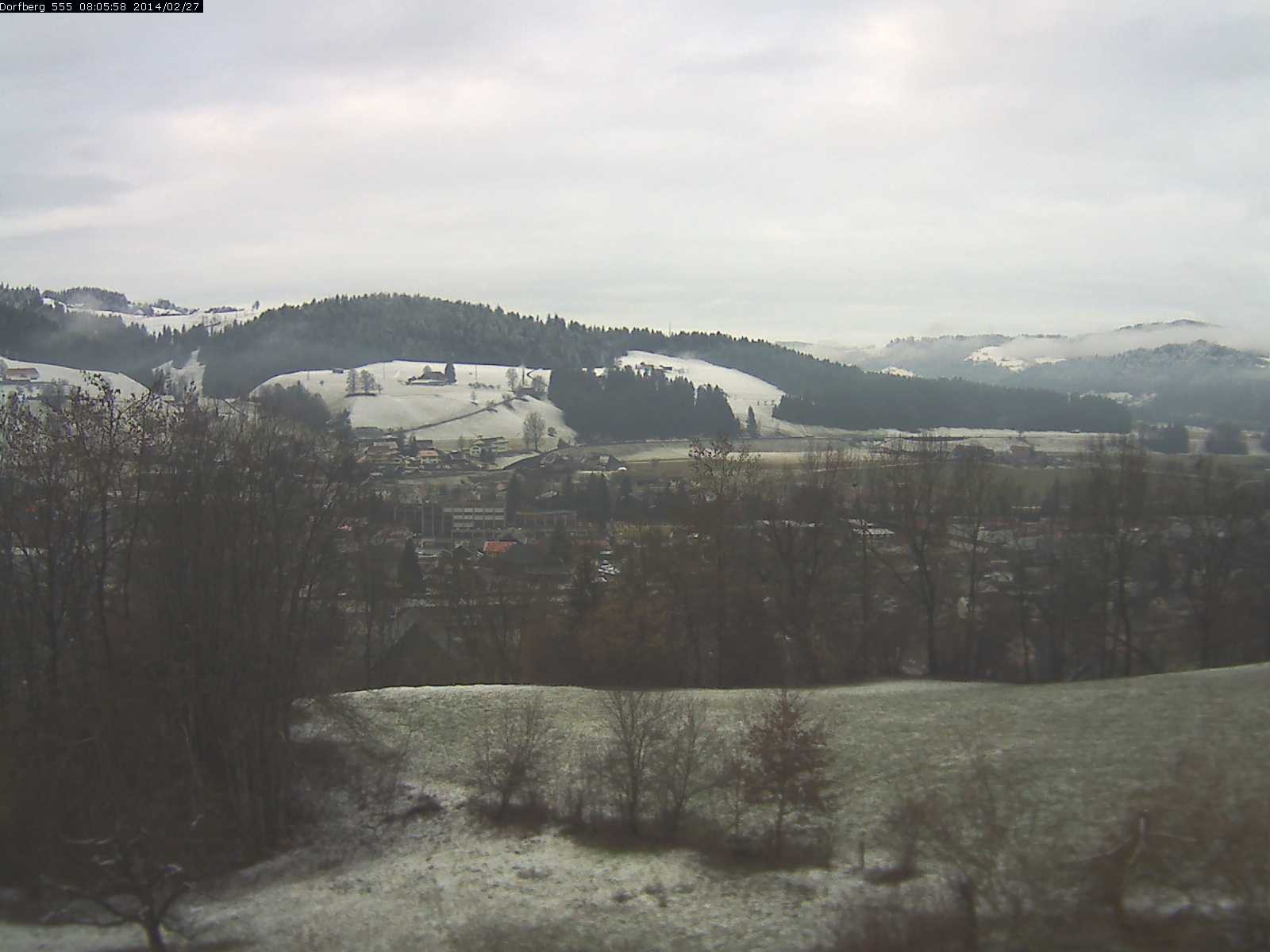 Webcam-Bild: Aussicht vom Dorfberg in Langnau 20140227-080600