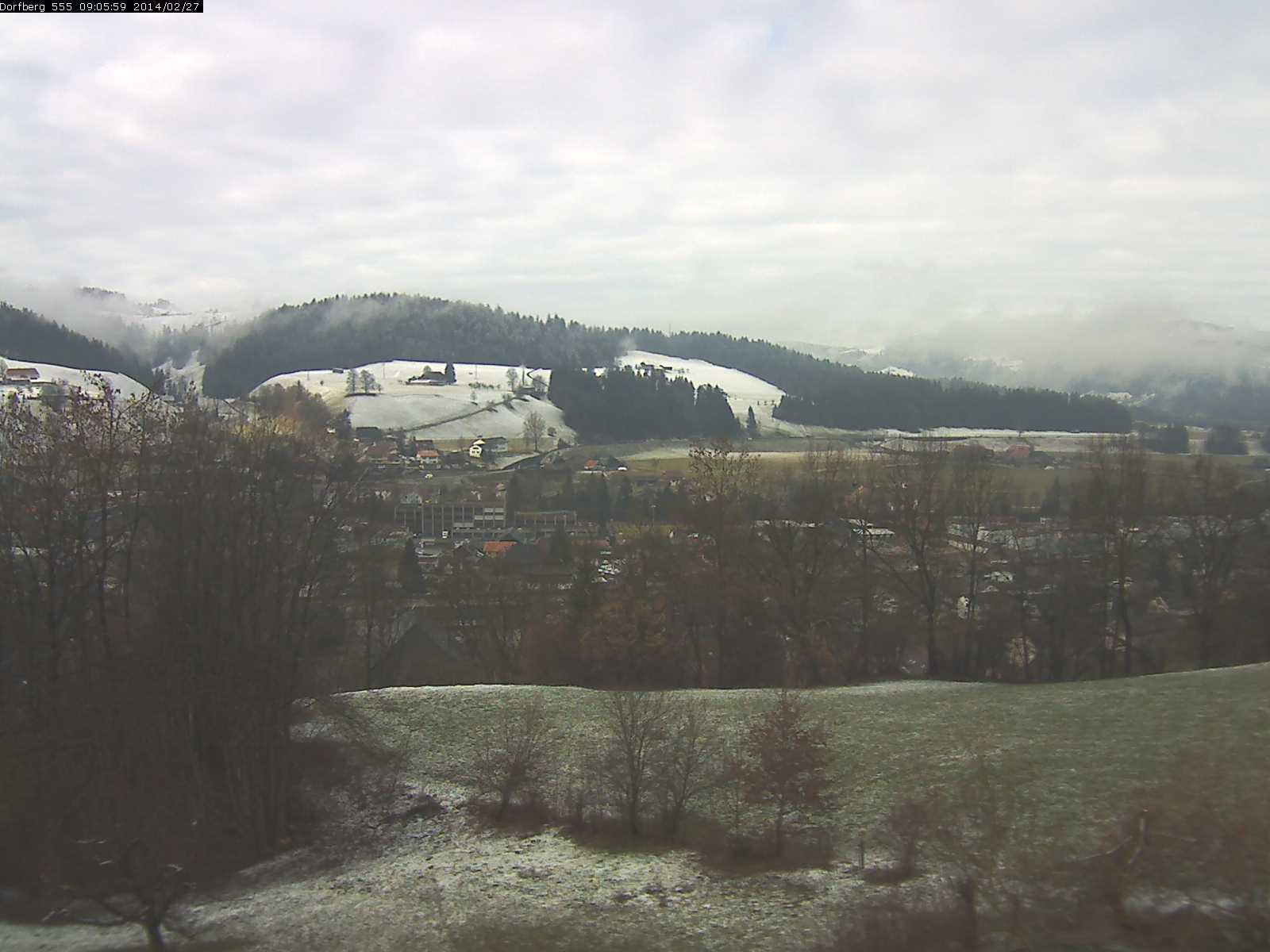 Webcam-Bild: Aussicht vom Dorfberg in Langnau 20140227-090600