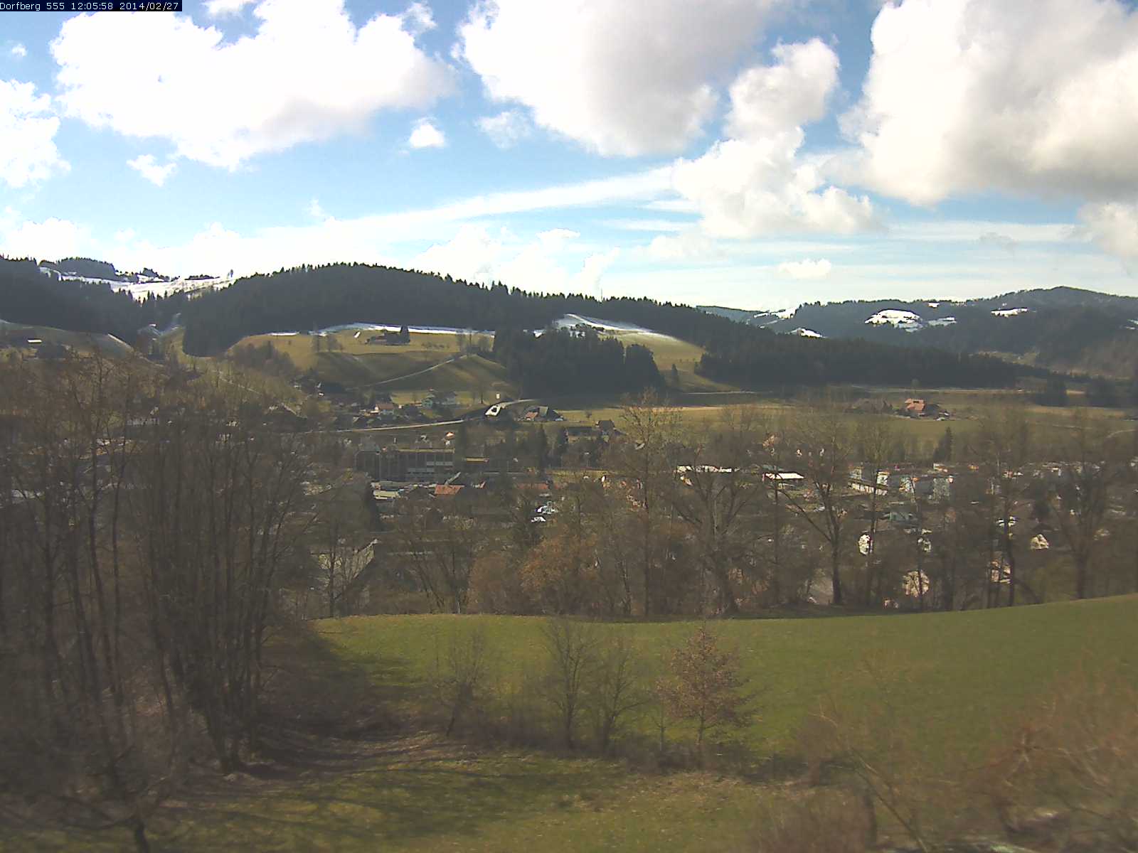 Webcam-Bild: Aussicht vom Dorfberg in Langnau 20140227-120600