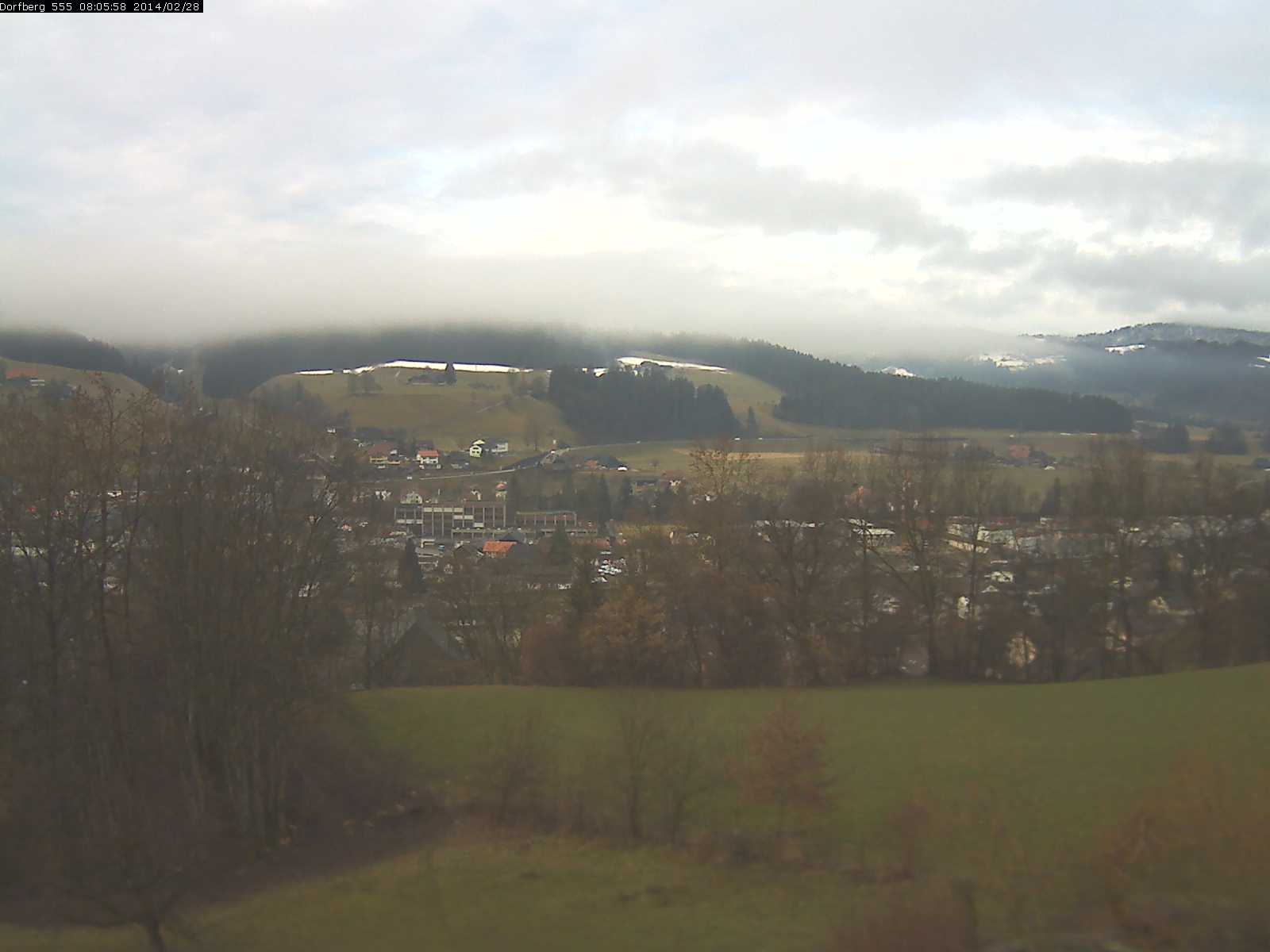 Webcam-Bild: Aussicht vom Dorfberg in Langnau 20140228-080600