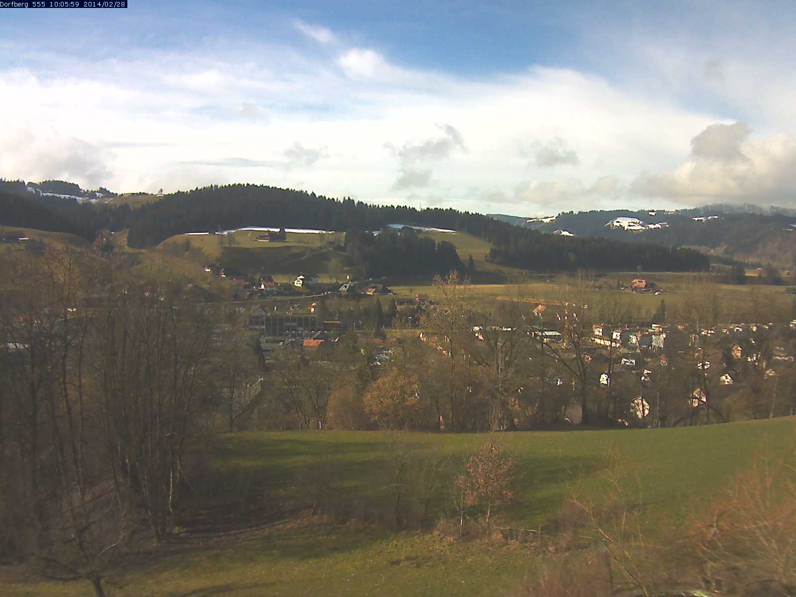 Webcam-Bild: Aussicht vom Dorfberg in Langnau 20140228-100600