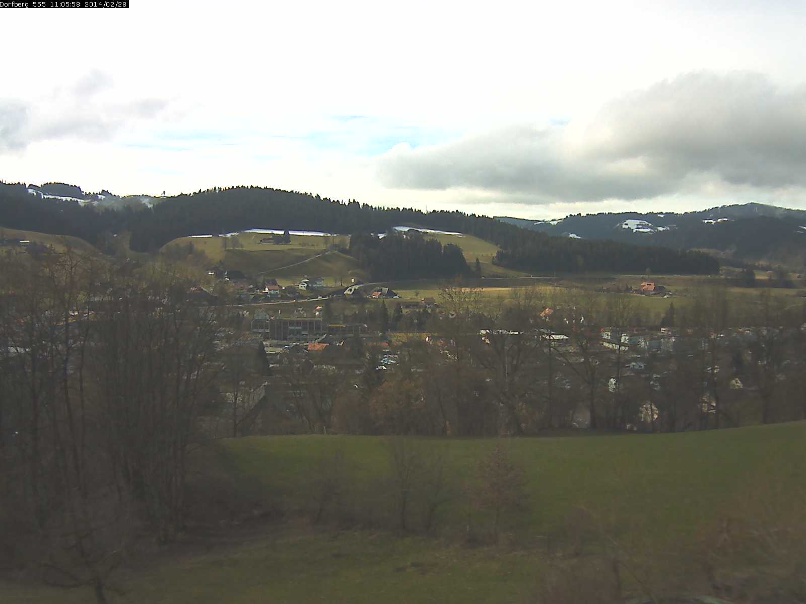 Webcam-Bild: Aussicht vom Dorfberg in Langnau 20140228-110600