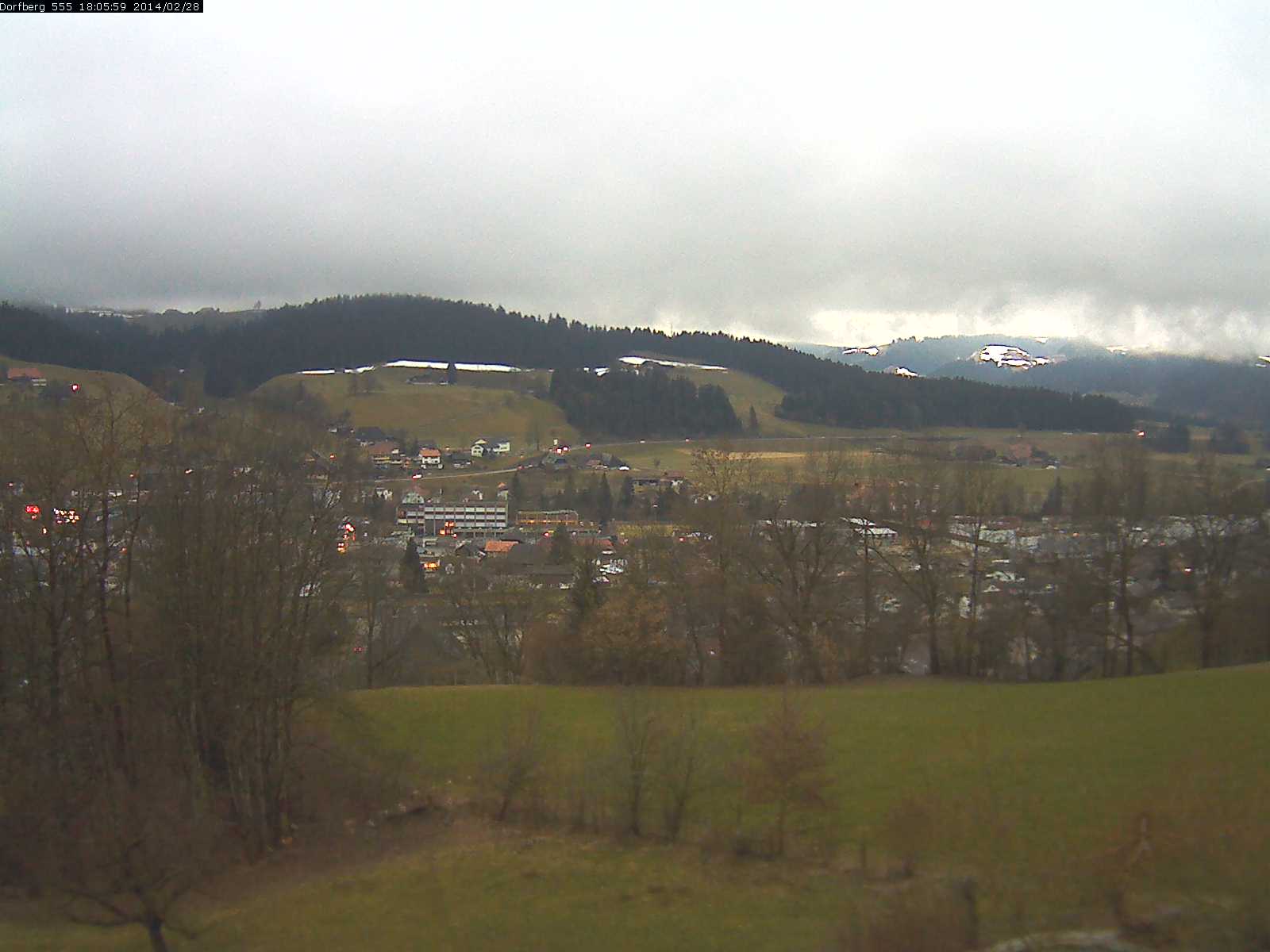Webcam-Bild: Aussicht vom Dorfberg in Langnau 20140228-180600