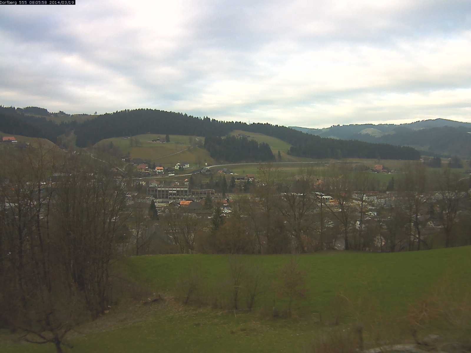 Webcam-Bild: Aussicht vom Dorfberg in Langnau 20140319-080600